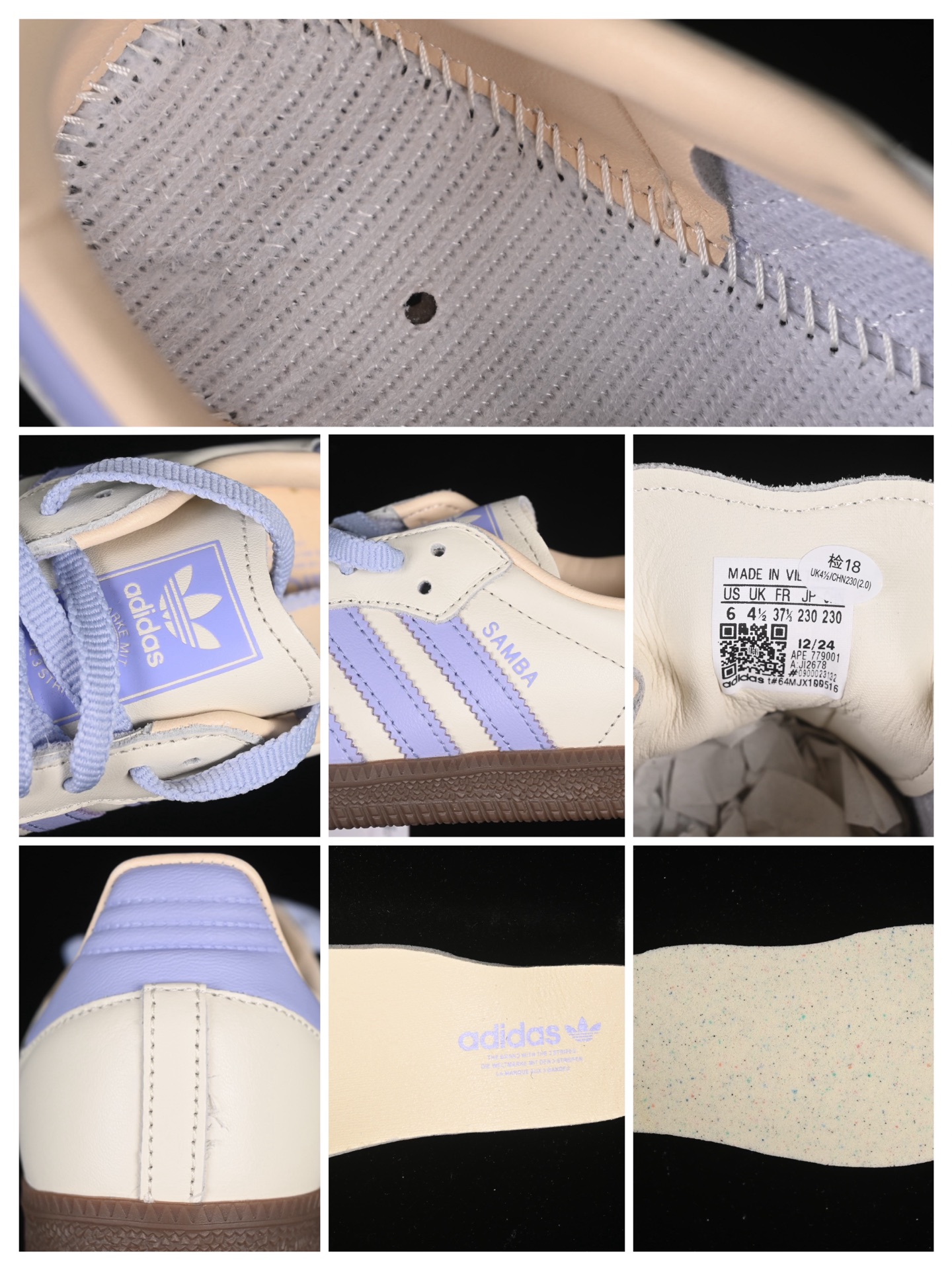 Adidas Samba OG JI2678 阿迪三叶草休闲板鞋#原厂原数据版型 原厂皮料切割干净无任何