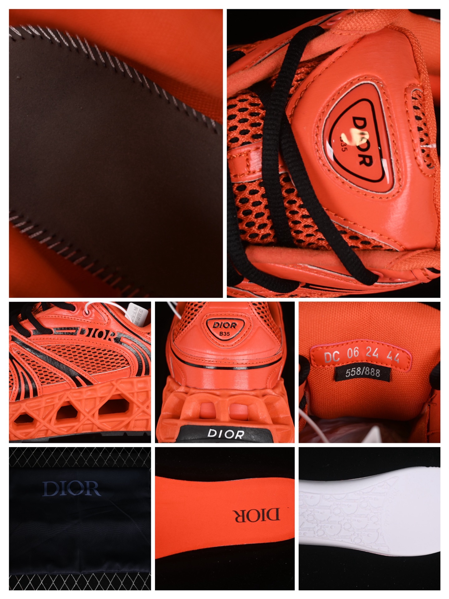 💰280纯原
Dior B35 NXXT 迪奥圆头系带低帮休闲运动鞋 H690
#采用轻盈的橡胶精心制作 饰以曲纹藤格纹 Cosmo图案 重新诠释经典设计 镂空设计搭配橡胶内底若隐若现 呈现鲜明的对比效果 抽绳开合搭配孔眼和 CD Diamond 抽绳锁提升格调 彰显运动风范
尺码:39 40 41 42 43 44 45 AJD4