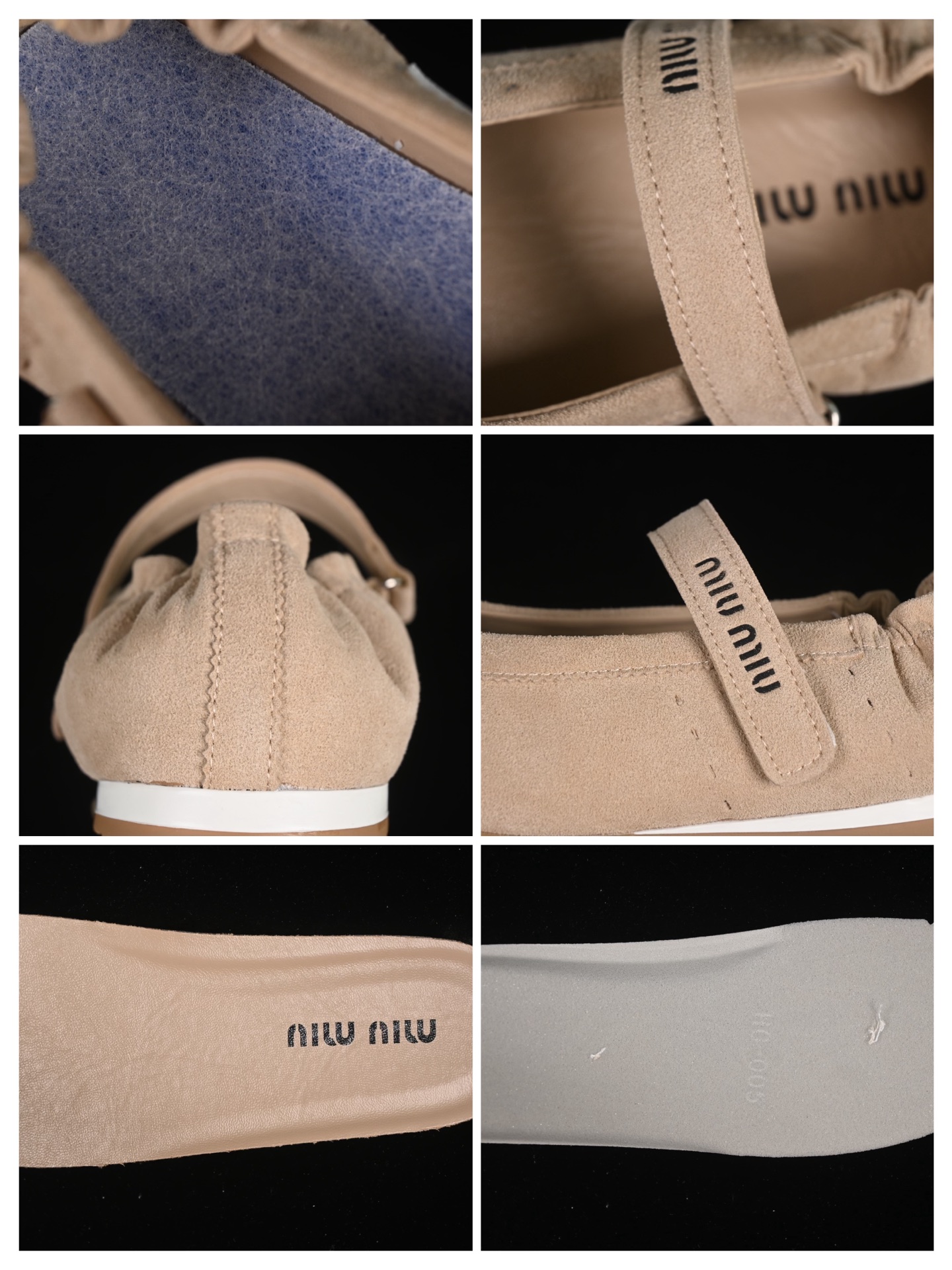 💰260纯原
MiuMiu 意大利奢侈品牌/缪缪 玛丽珍芭蕾舞鞋 杏色
尺码：35 36 37 38 39 40 AJD4