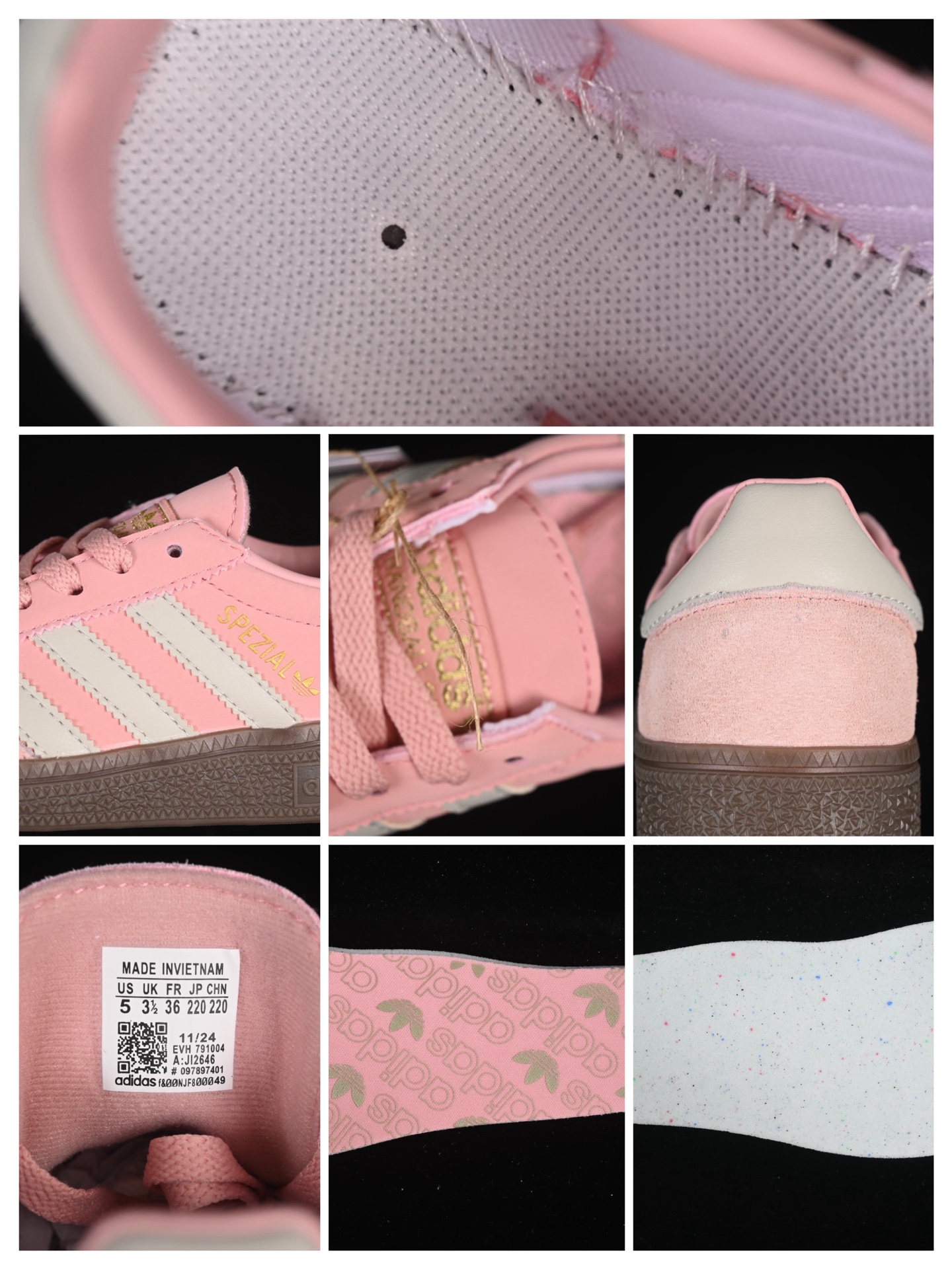 Adidas Handball Spezial JI2646 阿迪达斯经典款复古休闲板鞋尺码：35 36