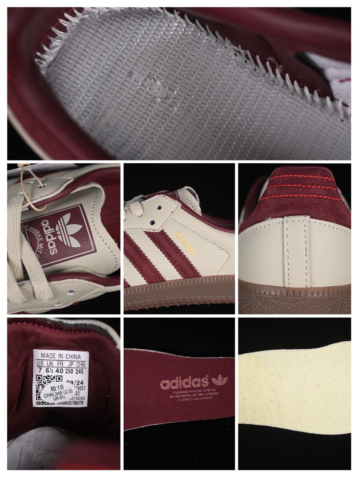 Adidas Samba OG ID1482 阿迪三叶草休闲板鞋尺码：35 36 36.5 37 38 