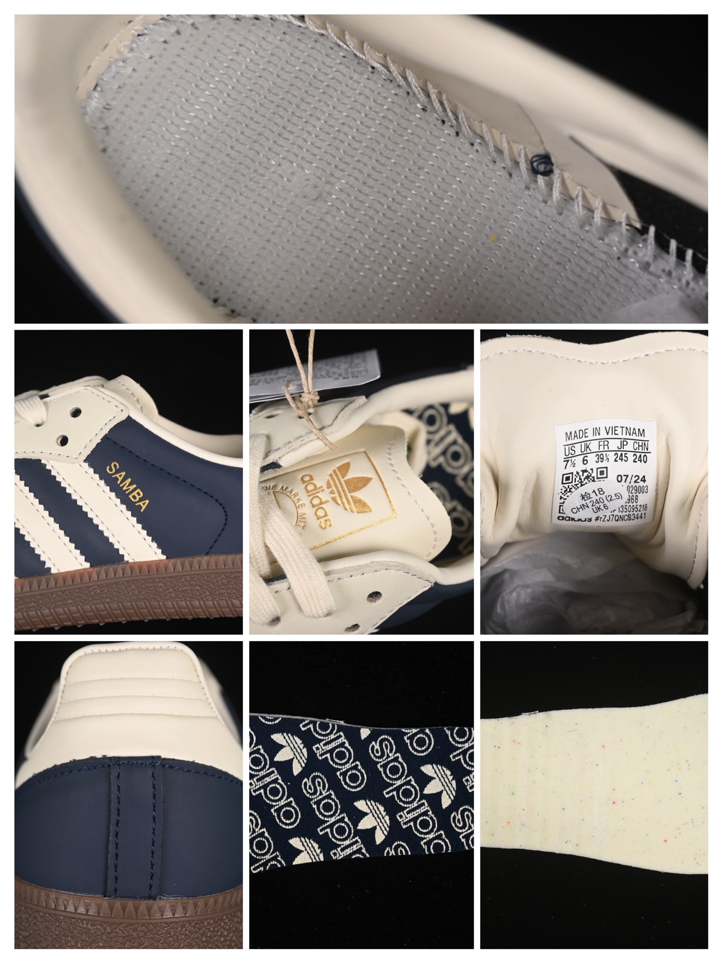 Adidas Originals Samba OG IG1968 阿迪达斯经典款复古休闲板鞋尺码：35 