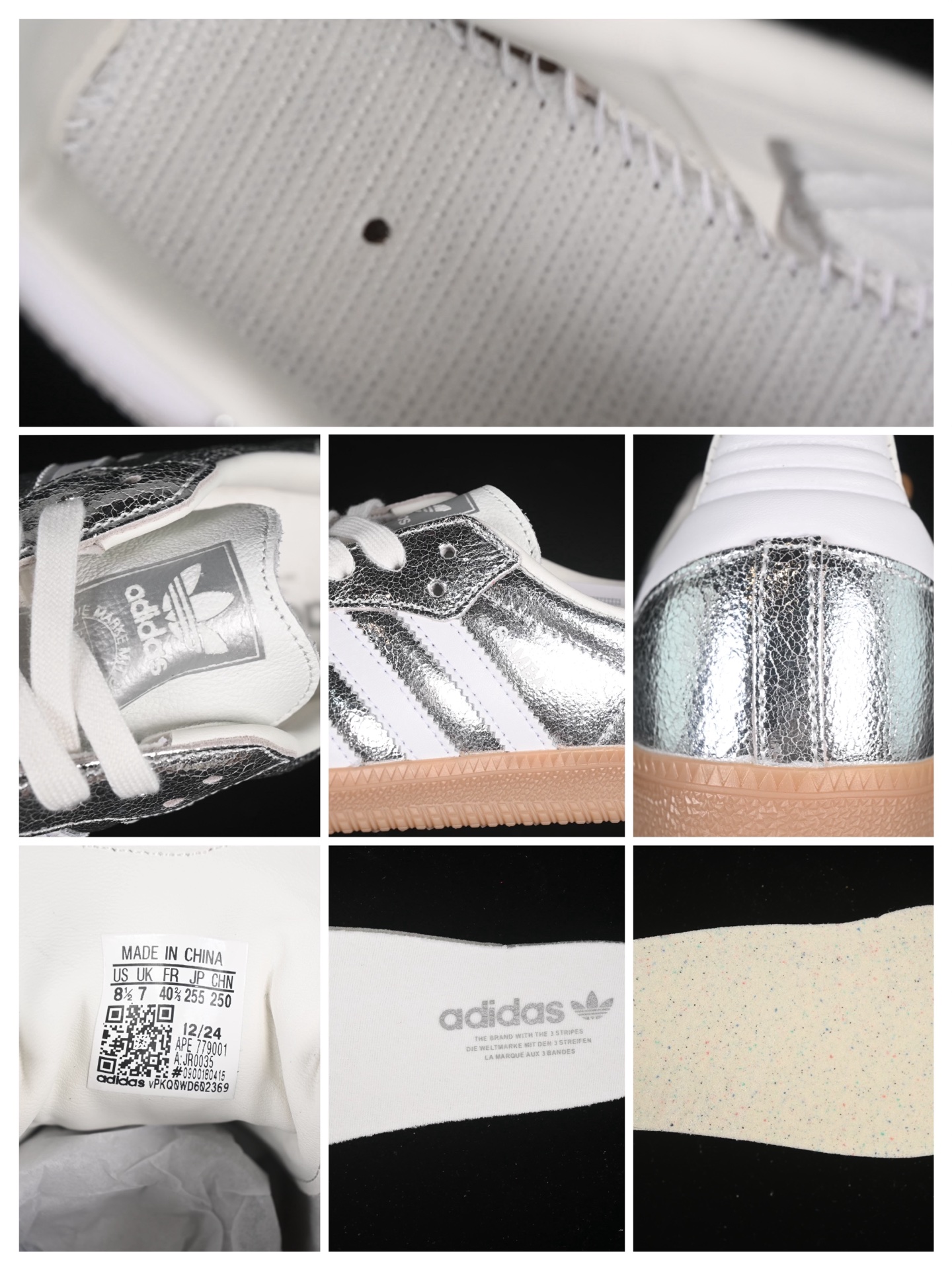 C版纯原 Adidas Samba OG JR0035 阿迪三叶草休闲板鞋尺码：36 36.5 37 3