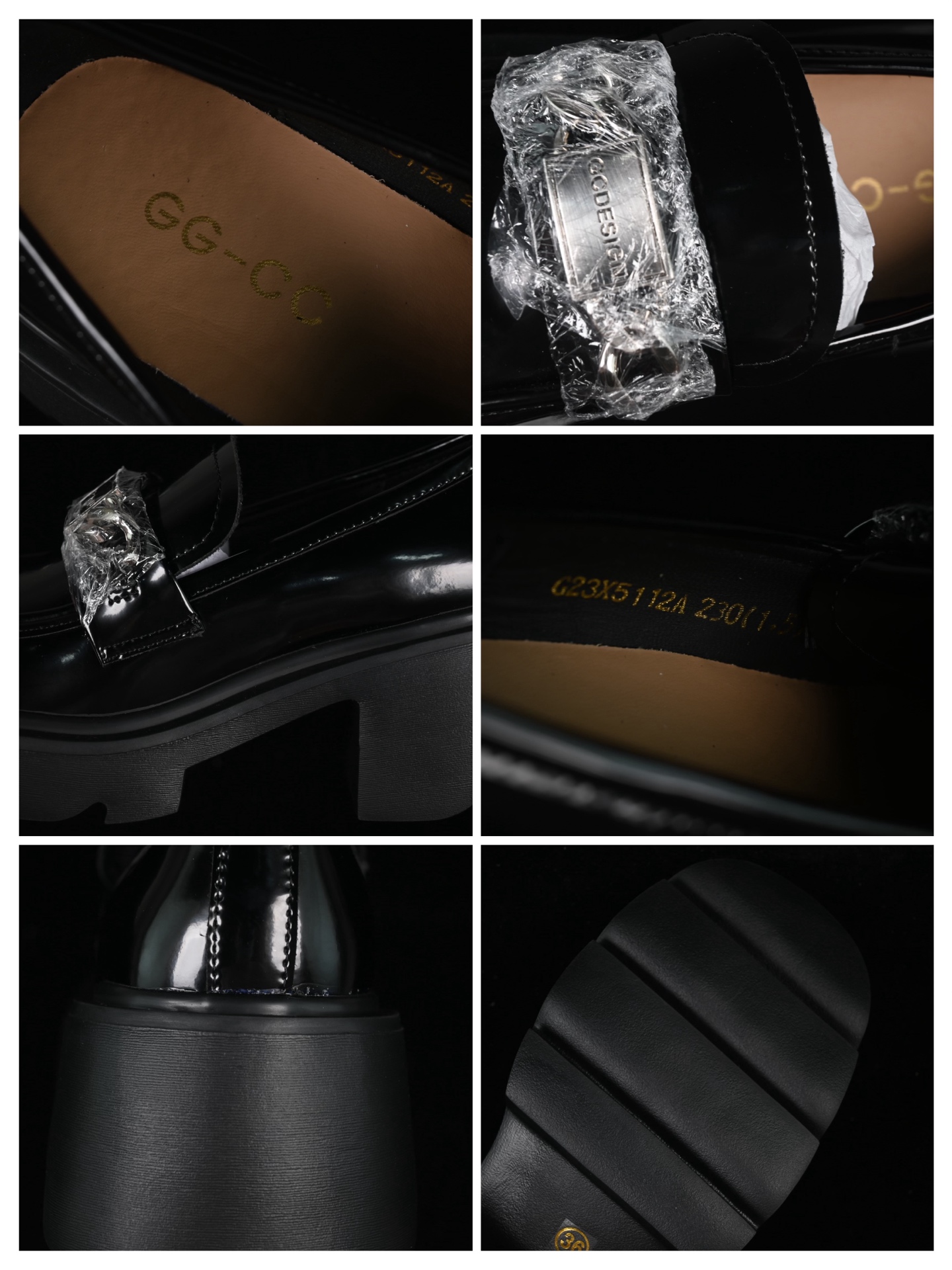 💰260纯原
 GG-CC 明星同款 厚底休闲乐福鞋 G23X5112A
#广东大厂出品 时髦look轻松定格 不费力展现率性氛围 大长腿既视感轻松拿捏
尺码：35 36 37 38 39 40 AJD4