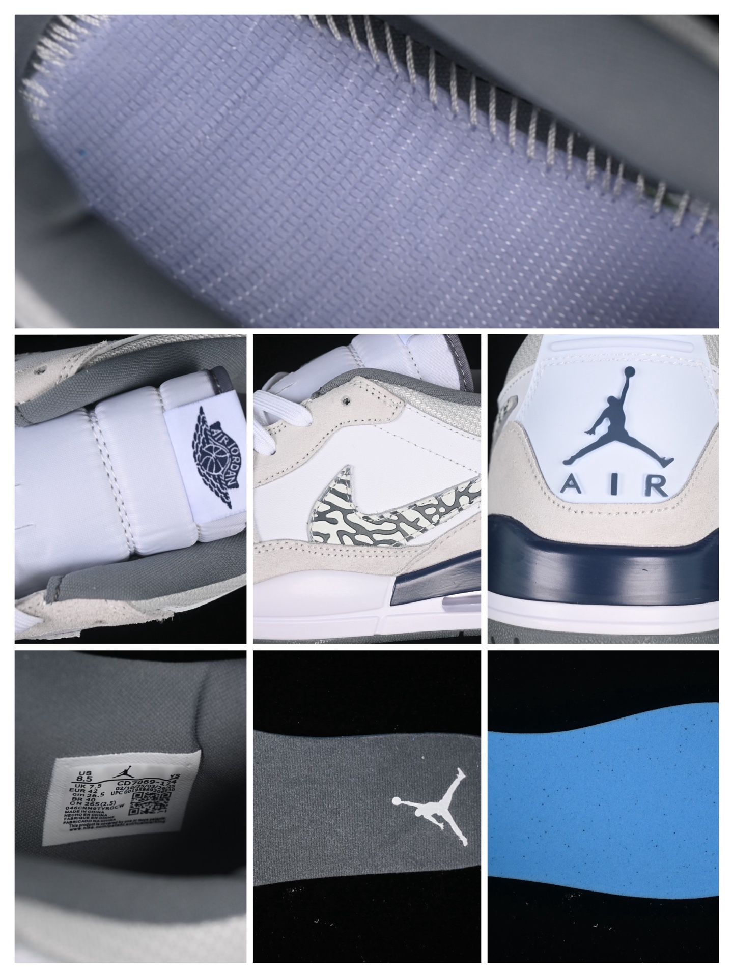 💰200真标💰240公司级💰280纯原
Air Jordan Legacy 312 Low AJ312 乔312 头层 魔术贴三合一板鞋 CD7069-124
尺码:36 36.5 37.5 38 38.5 39 40 40.5 41 42 42.5 43 44 44.5 45 46 ZZC3
