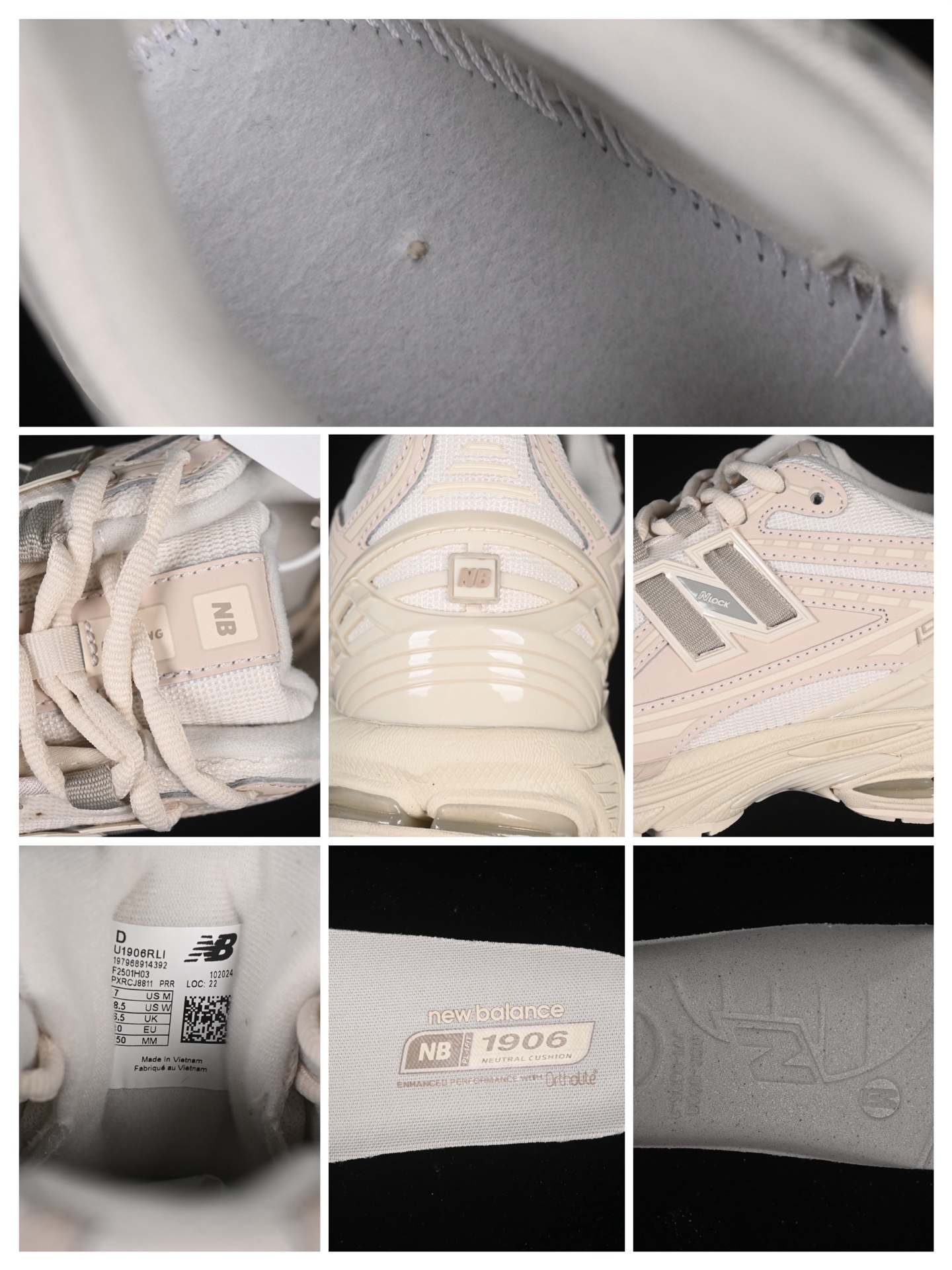  纯原版 New Balance 1906系列复古老爹风休闲运动慢跑鞋 U1906RLI
#采用轻质牛