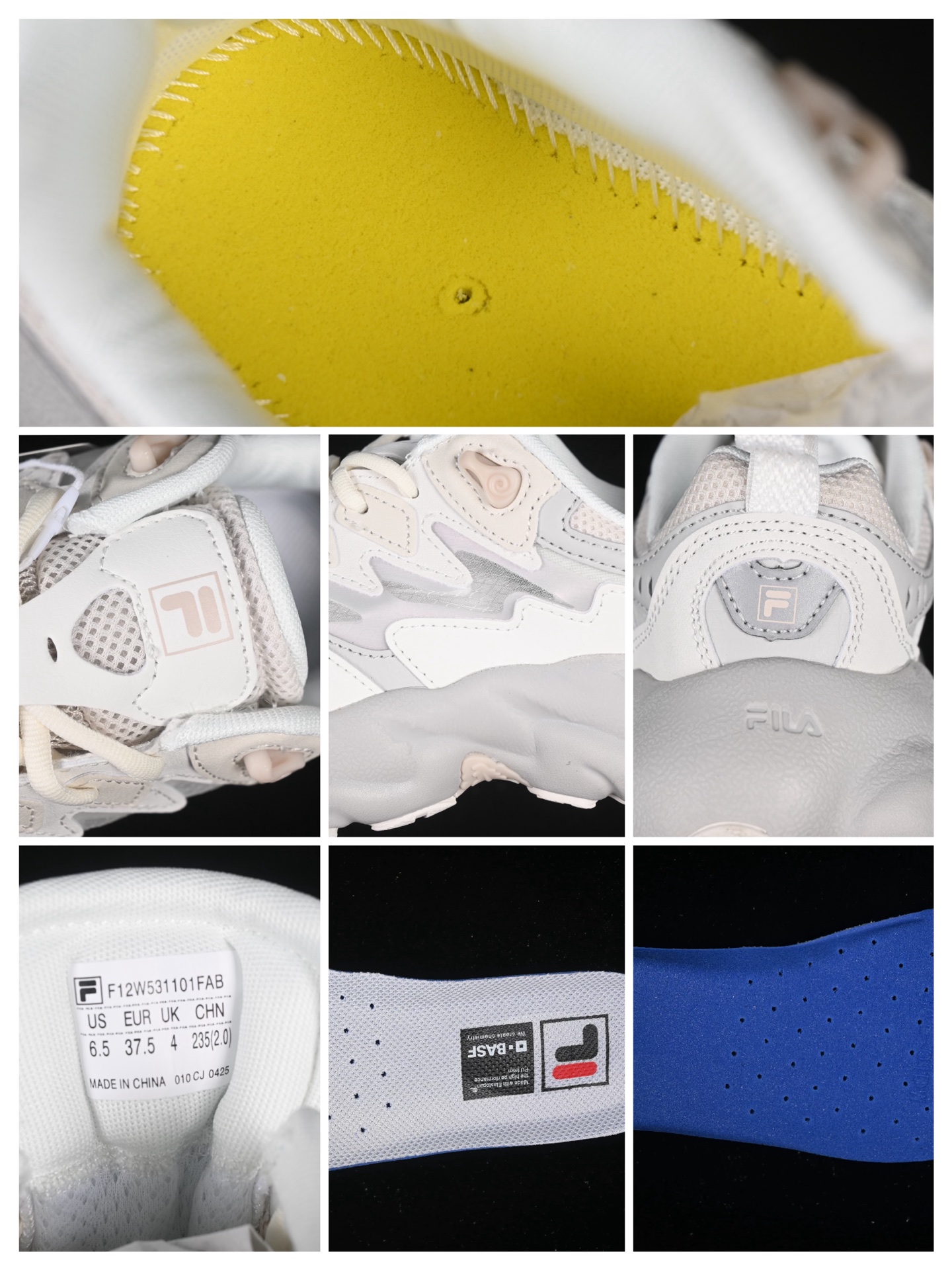💰220纯原
 Fila Fusion 蕨草2.0 斐乐潮牌休闲老爹鞋 F12W531101FAB
尺码：35.5 36 36.5 37.5 38 38.5 39 40 XMC3