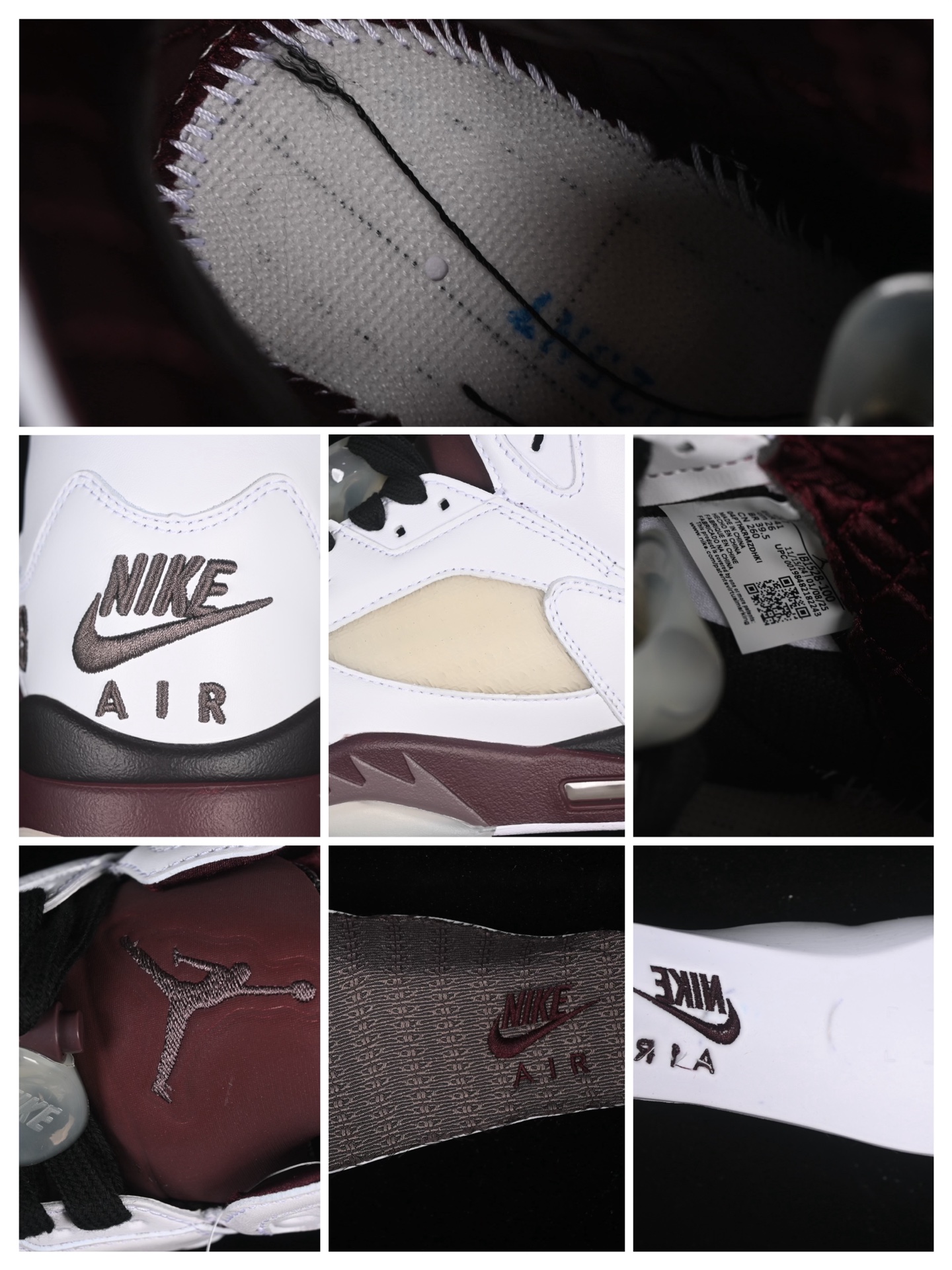 💰380纯原
A Ma Maniere x Air Jordan 5 Retro "Violet Ore" AJ5 乔5 白酒红 头层篮球鞋 IB1528-100
尺码:40 40.5 41 42 42.5 43 44 44.5 45 46 47.5 48.5 LTE5