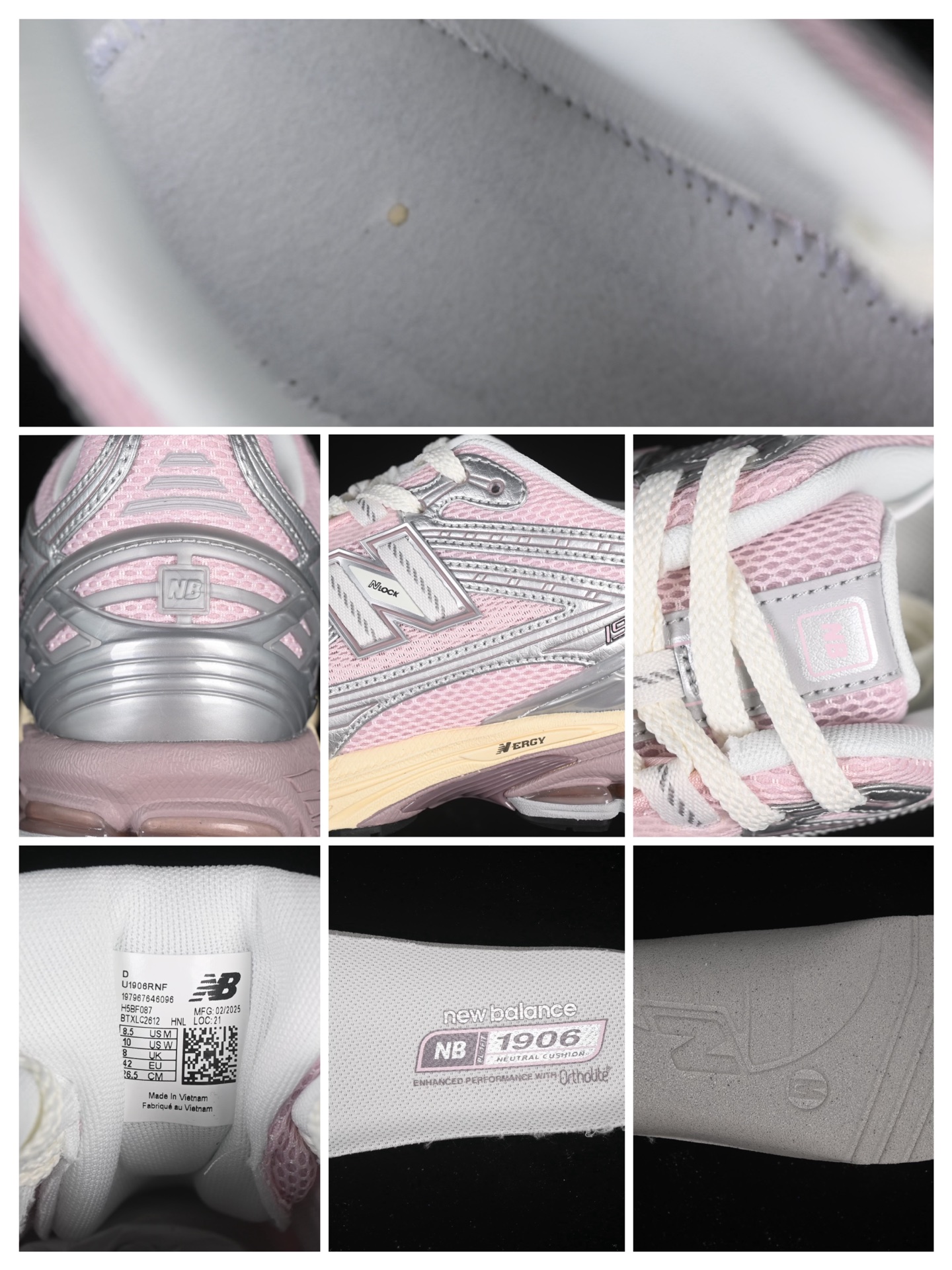  纯原版 New Balance 1906系列复古老爹风休闲运动慢跑鞋 U1906RNF
#采用轻质牛