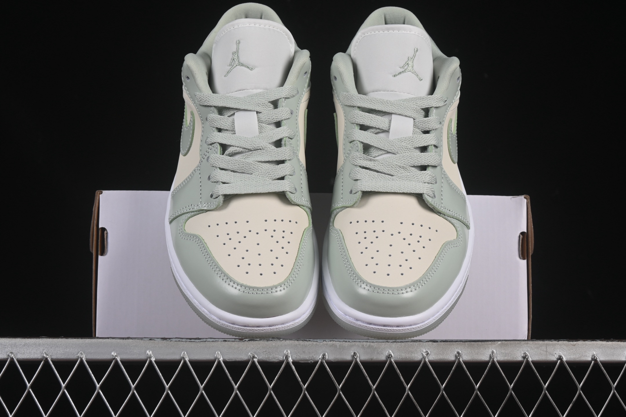  G版纯原 Air Jordan 1 Low AJ1 乔1琥珀绿 低帮文化休闲板鞋 HF4078-100