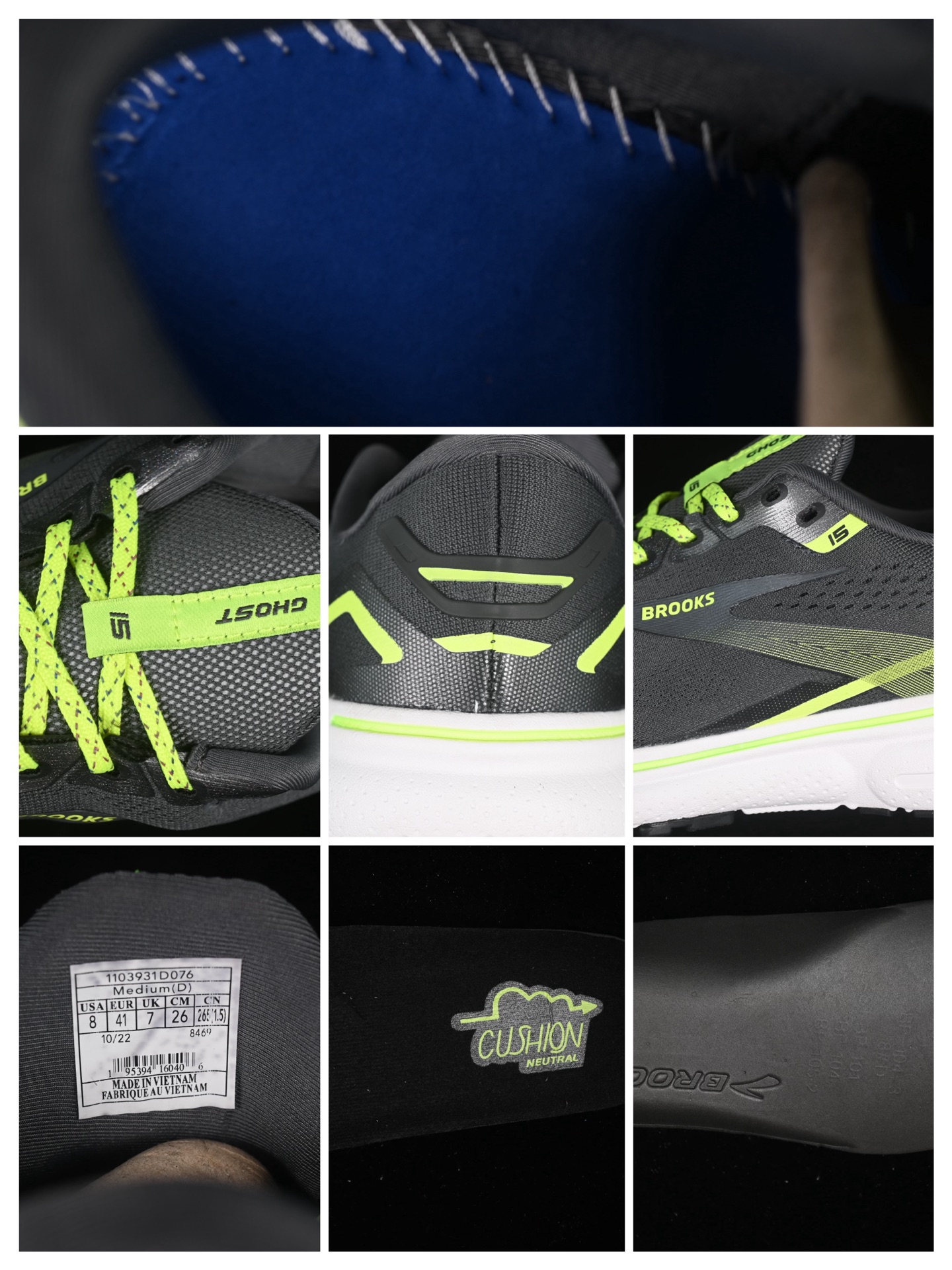 💰240纯原
Brooks Ghost 15 布鲁克斯 幽灵15系列低帮透气缓震支撑休闲运动慢跑鞋 1103931D076
#采用改进工程空气网眼组合热熔工艺 鞋面材质搭载DNA LOFT V2密度泡棉缓震系统 中底外置防滑耐磨橡胶底片 回归个性化跑姿
尺码:36 36.5 37.5 38 38.5 39 40 40.5 41 42 42.5 43 44 44.5 45 46 9.D4