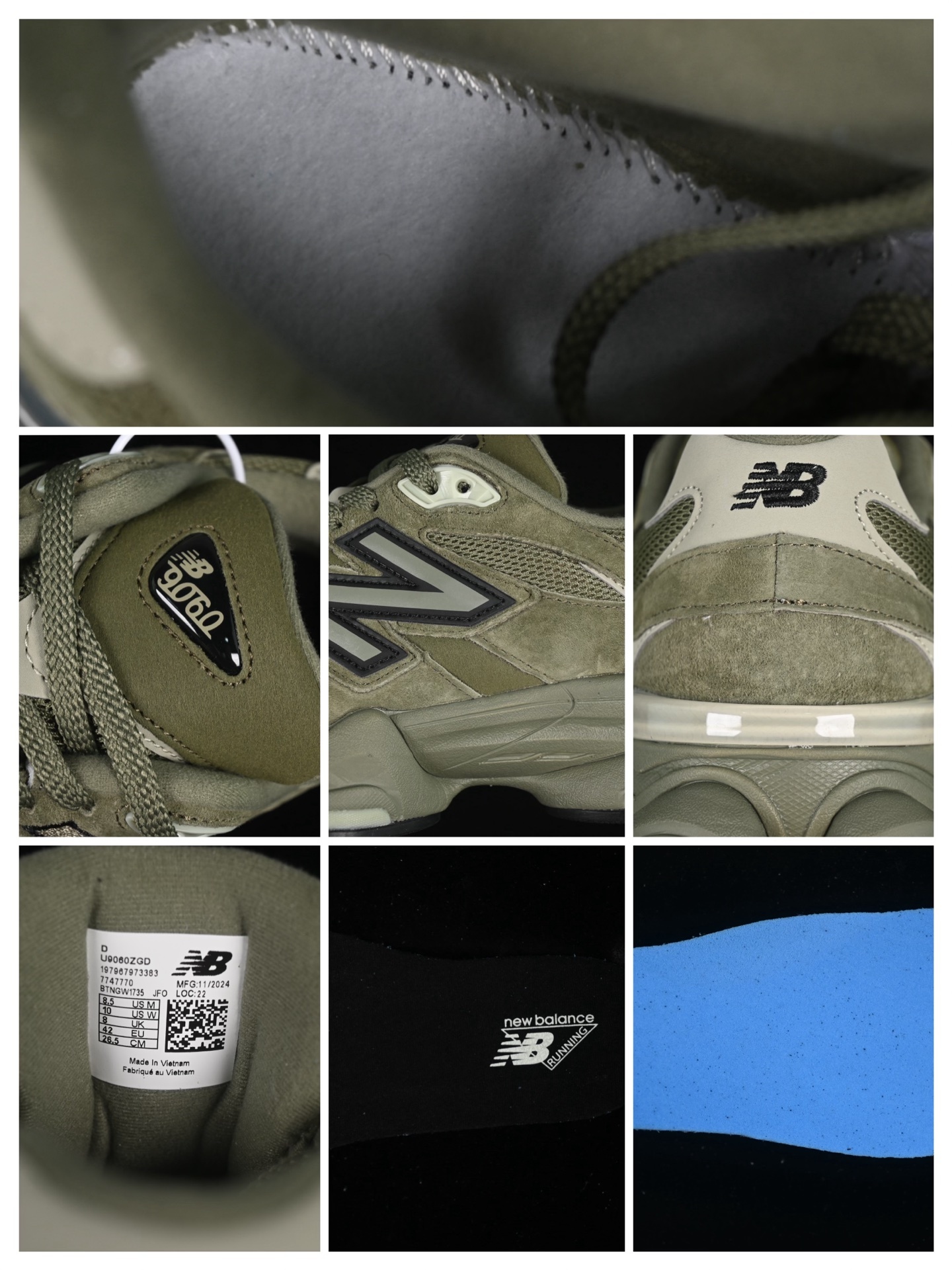 纯原 New Balance NB9060 联名款 复古休闲运动慢跑鞋 U9060ZGD
#鞋款灵感