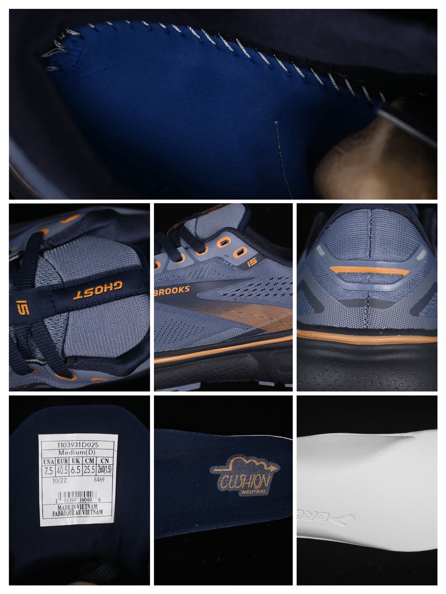 💰240纯原
Brooks Ghost 15 布鲁克斯 幽灵15系列低帮透气缓震支撑休闲运动慢跑鞋 1103931D025
#采用改进工程空气网眼组合热熔工艺 鞋面材质搭载DNA LOFT V2密度泡棉缓震系统 中底外置防滑耐磨橡胶底片 回归个性化跑姿
尺码:36 36.5 37.5 38 38.5 39 40 40.5 41 42 42.5 43 44 44.5 45 46 9.D4