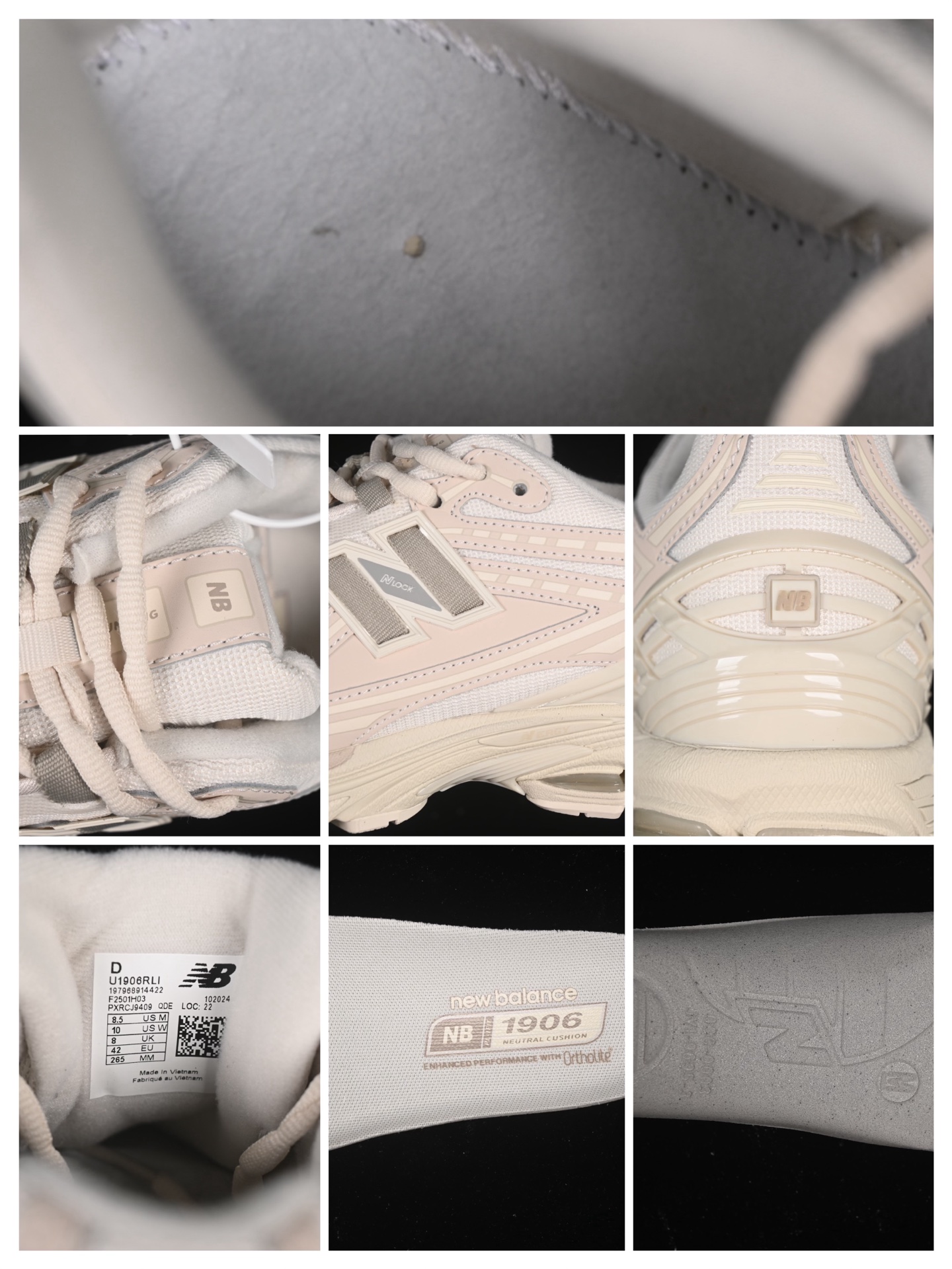  纯原版 New Balance 1906系列复古老爹风休闲运动慢跑鞋 U1906RLI
#采用轻质牛剖