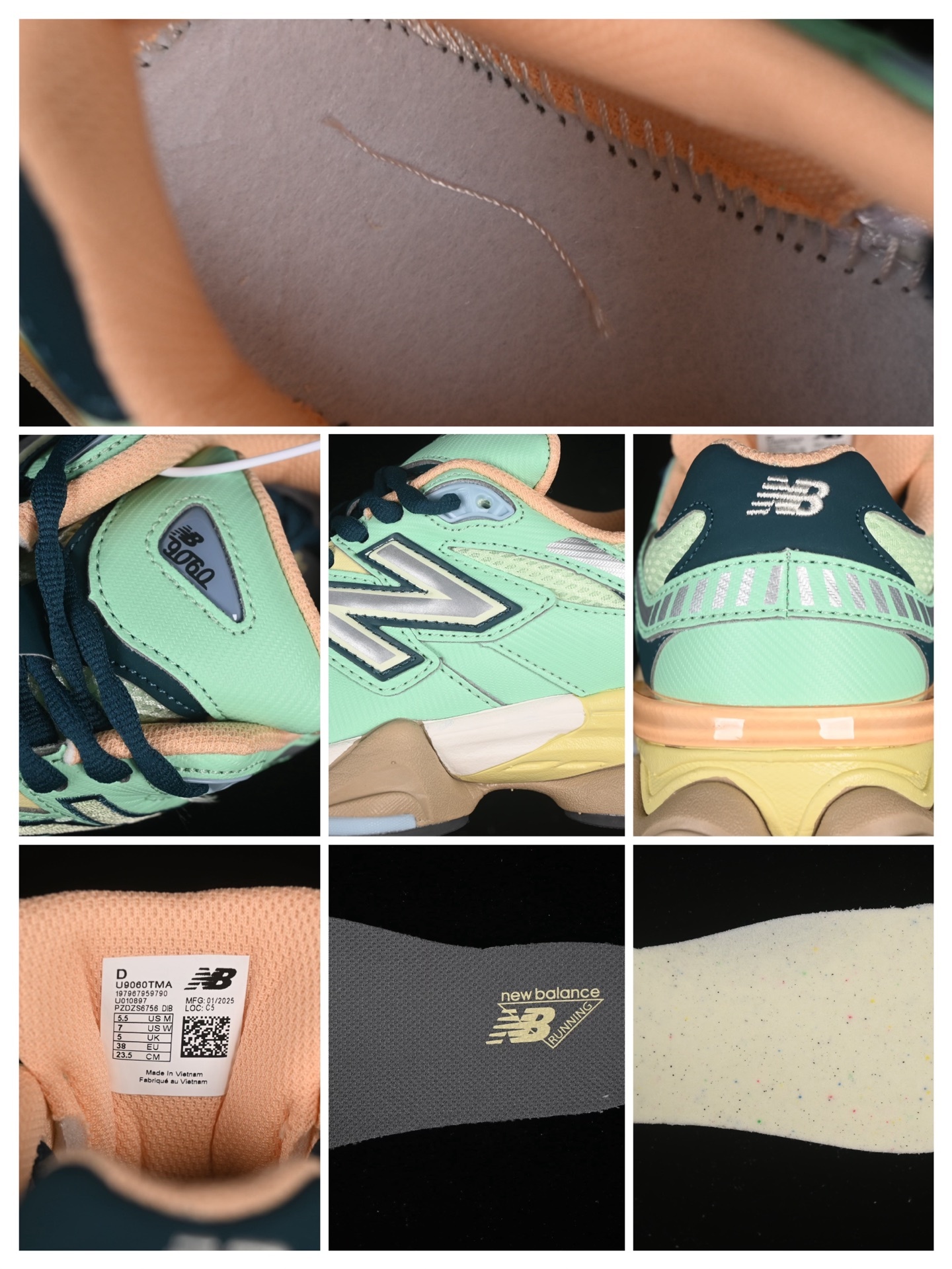 纯原 New Balance NB9060 联名款 复古休闲运动慢跑鞋 U9060TMA
#鞋款灵感