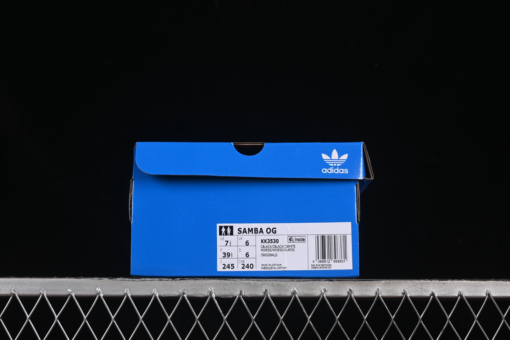 Adidas Samba OG KK3530 阿迪三叶草休闲板鞋尺码：35 36 36.5 37 38 