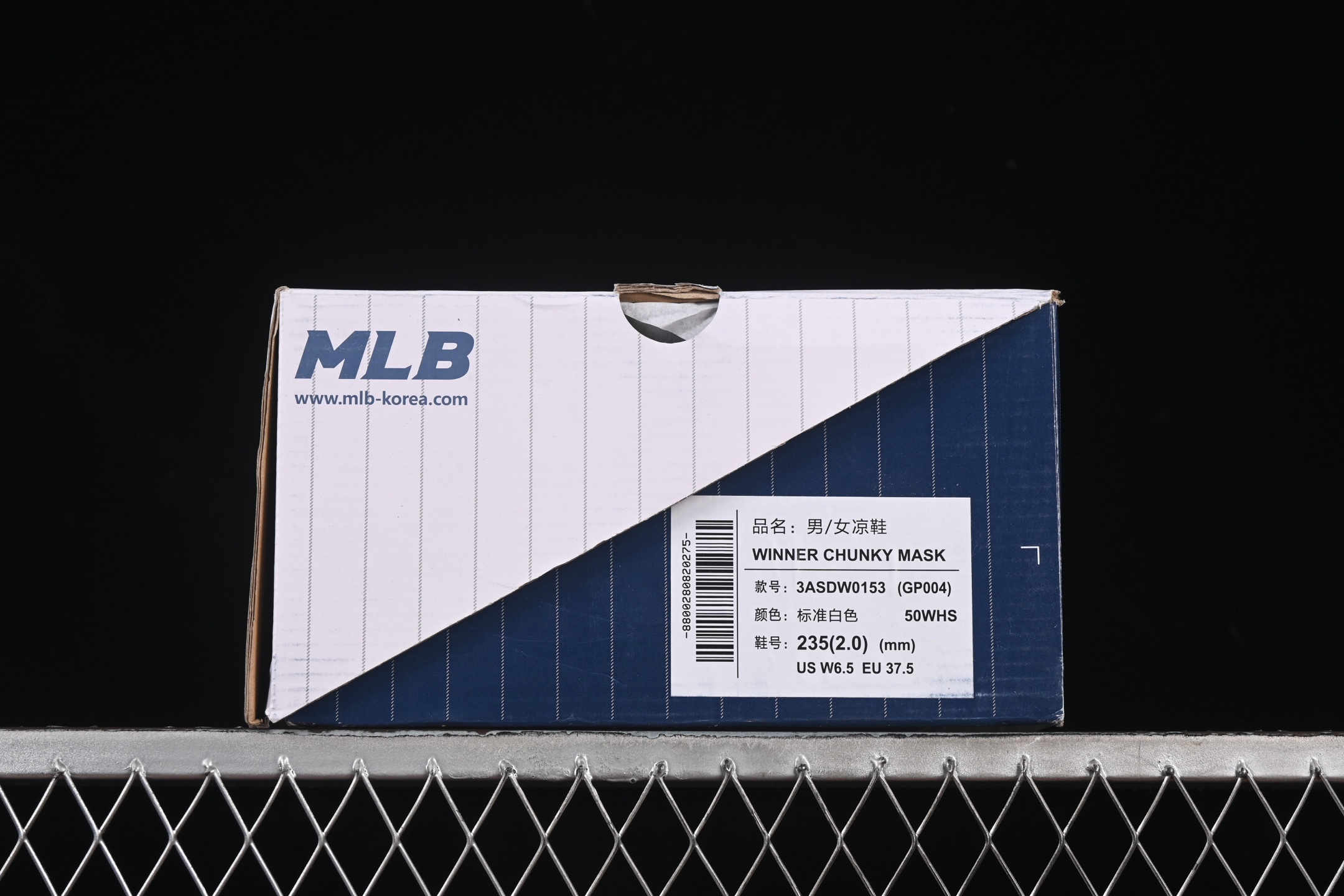 💰220纯原
 NY MLB Winner Chunky Mask 纽约洋基队 增高厚底休闲凉鞋 3ASDW015350WHS
尺码：35 36 36.5 37.5 38 38.5 39 40 N.C3