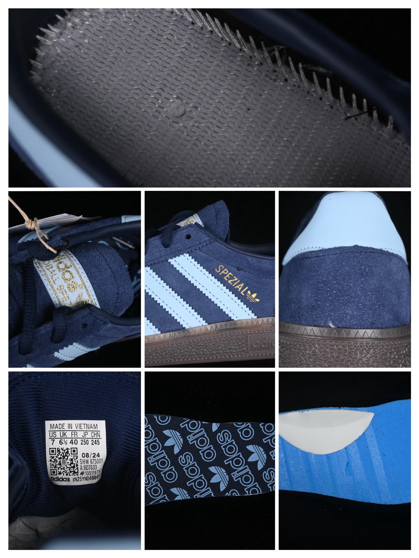 X版 Adidas Handball Spezial BD7633 阿迪达斯经典复古休闲板鞋#全鞋采用反