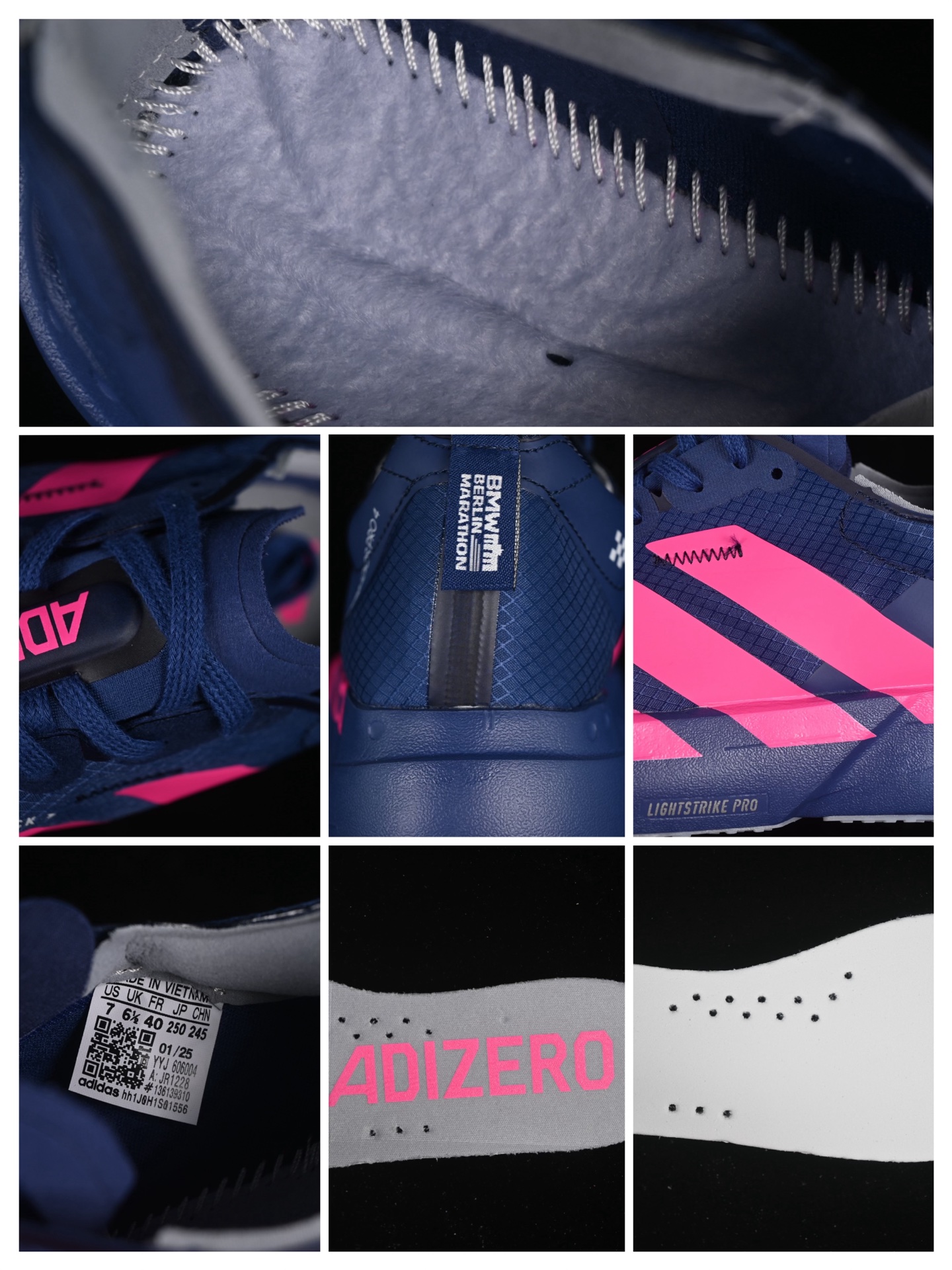 💰240纯原
Adidas Adizero Adios 4 M JR1228 阿迪透气轻盈低帮跑步鞋
尺码：36 36.5 37 38 38.5 39 40 40.5 41 42 42.5 43 44 44.5 45 46 7+C3