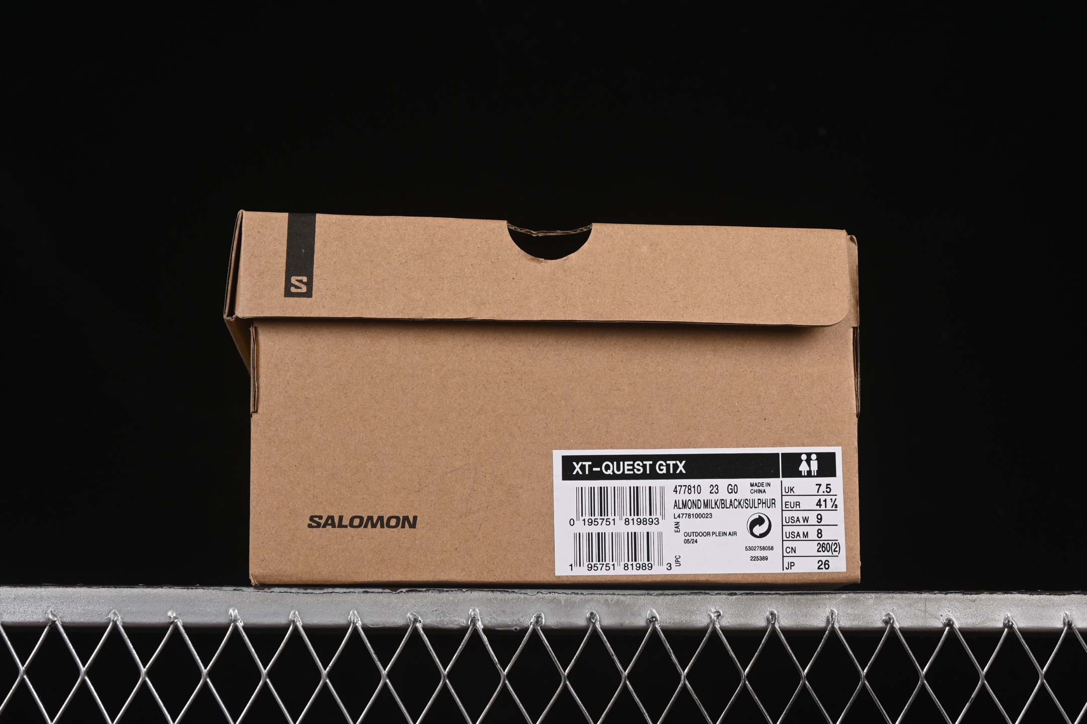 💰260纯原
Salomon XT-Quest "GTX" 萨洛蒙 探索者系列户外越野跑鞋 477810-23
尺码：36 36.5 37 38 38.5 39 40 40.5 41 42 42.5 43 44 44.5 45 99C3