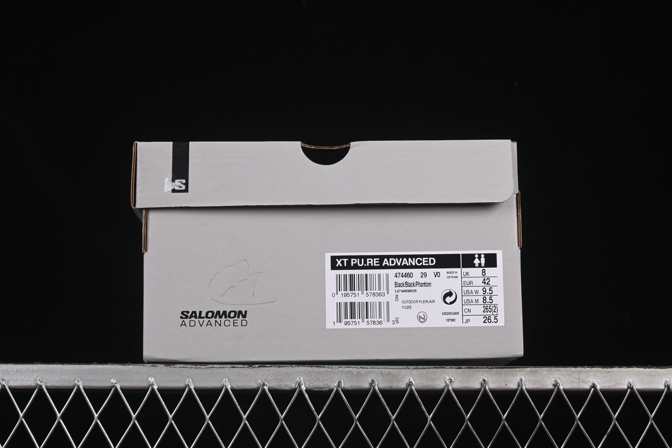 💰300纯原
 Salomon XT Pu.re Advanced 萨洛蒙户外越野跑鞋 474460-29
尺码：36 36.5 37 38 38.5 39 40 40.5 41 42 42.5 43 44 44.5 45 46 AJE5