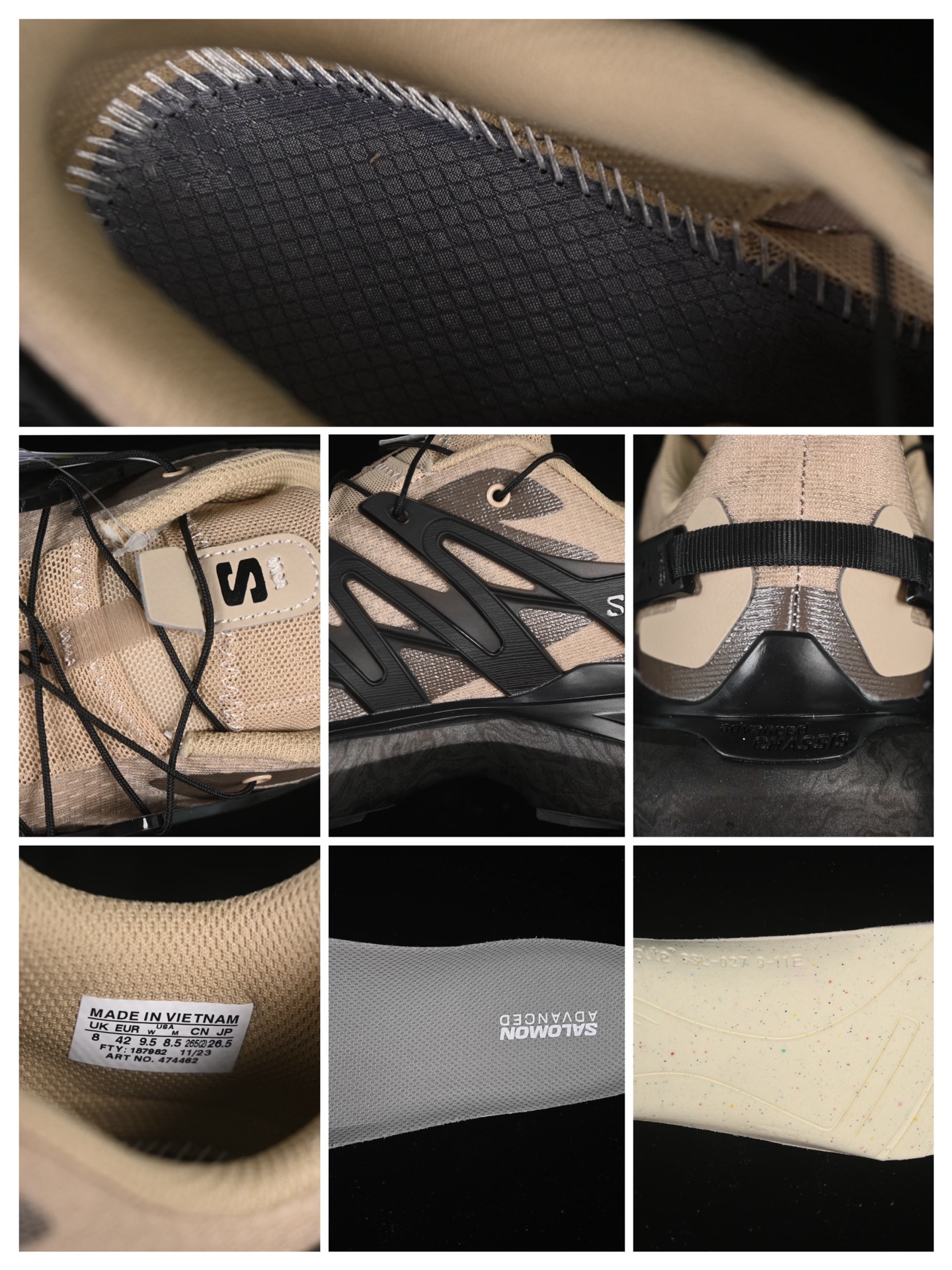 💰300纯原
 Salomon XT Pu.re Advanced 萨洛蒙户外越野跑鞋 474462-33
尺码：36 36.5 37 38 38.5 39 40 40.5 41 42 42.5 43 44 44.5 45 AJE5