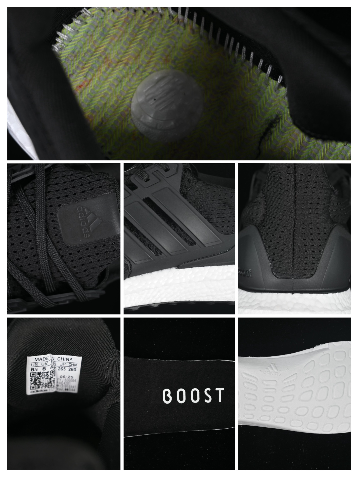  Adidas Ultra Boost 1.0 HQ4201 初代爆米花休闲运动套脚慢跑鞋
尺码：36