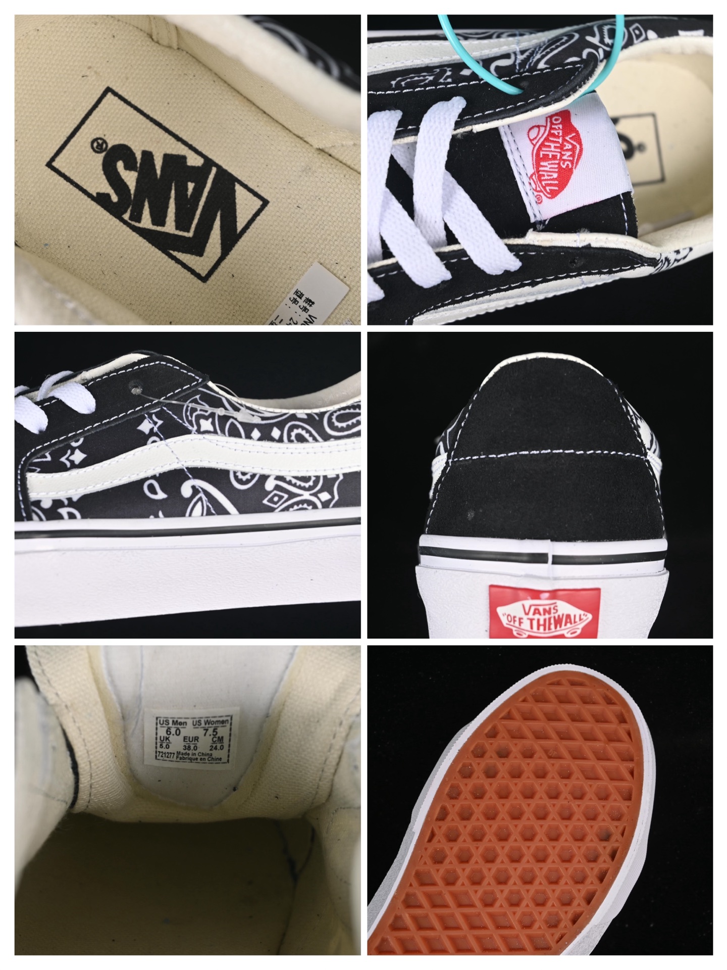 💰140纯原
 Vans Sk8-Low 万斯腰果花防滑休闲滑板鞋 VN0A4UWI5MW
#工艺：硫化1:1（重量1:1、真标、原钢印、材质标、鞋型标、合格证）
尺码：35 36 36.5 37 38 38.5 39 40 40.5 41 42 42.5 43 44 M.C3