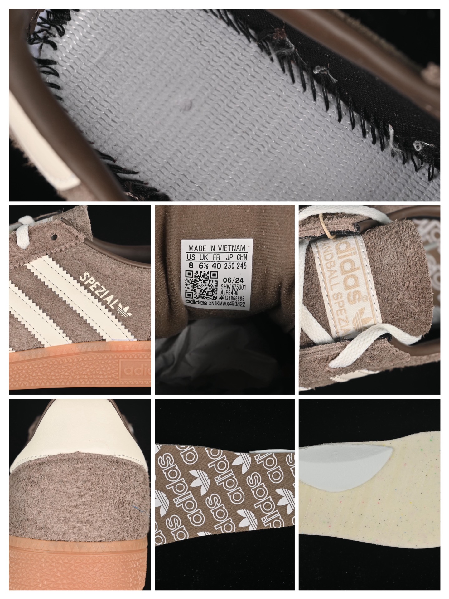 X版 Adidas Handball Spezial IF6490 阿迪达斯经典复古休闲板鞋#全鞋采用反