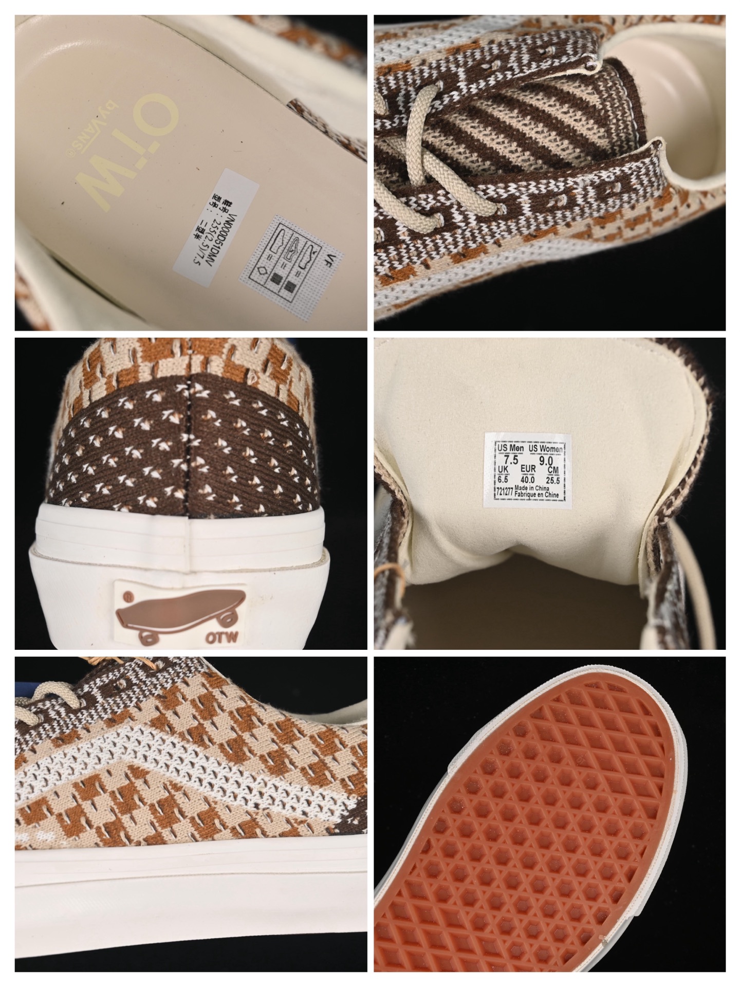 💰150纯原
Vans Old Skool 36 EK 编织系列 舒适百搭防滑耐磨休闲滑板鞋 VN000D51DMV
#鞋面采用编织面料工艺,舒适透气,独特新颖打破传统,复古感拉满。鞋底沿用招牌“华夫格”纹路,抓地力强,同时搭载缓震鞋垫,脚感轻盈贴合,适合日常通勤和滑板运动。
尺码:35 36 36.5 37 38 38.5 39 40 40.5 41 42 42.5 43 44 M.C3