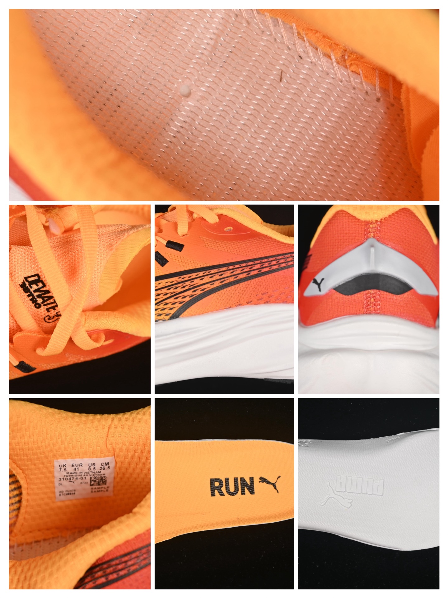 💰220纯原
 Puma Deviate Nitro 3 彪马舒适防滑耐磨低帮休闲跑步鞋 310474-01
尺码：36 37 37.5 38 38.5 39 40 40.5 41 42 42.5 43 44 44.5 45 7+C3