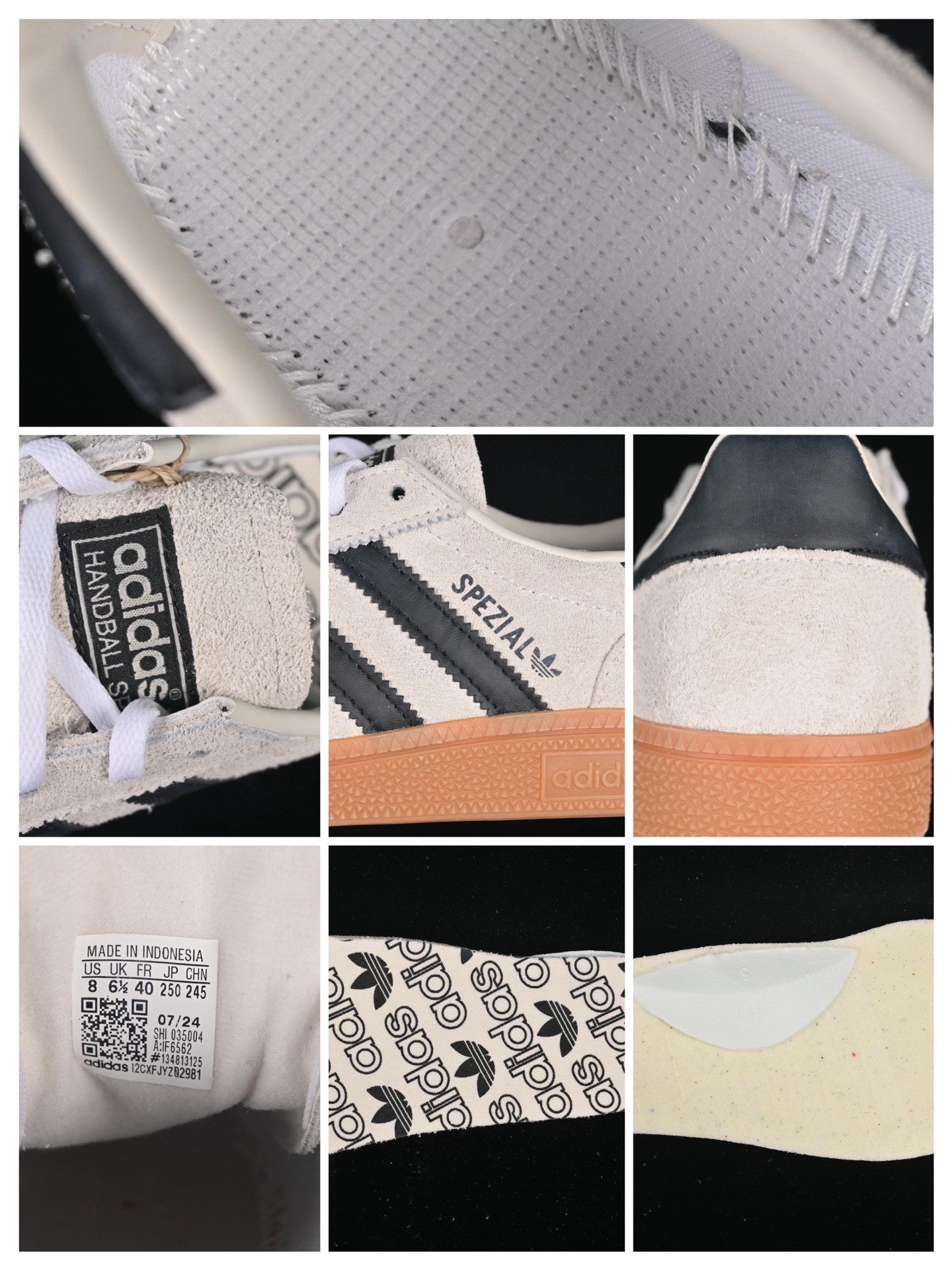 X版 Adidas Handball Spezial IF6562 阿迪达斯经典复古休闲板鞋#全鞋采用反