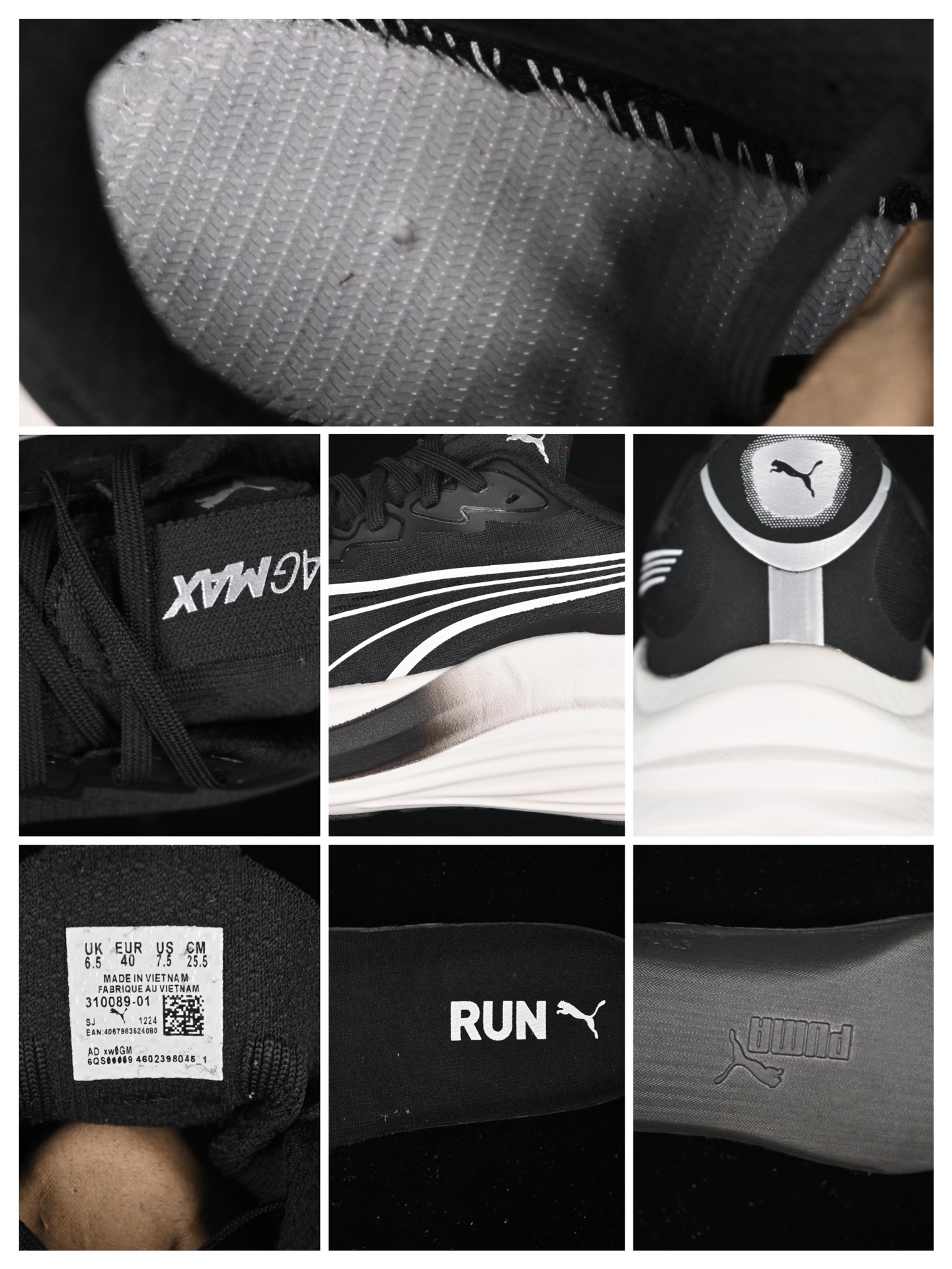 💰220纯原
 Puma Deviate Nitro 3 彪马舒适防滑耐磨低帮休闲跑步鞋 310089-01
尺码：36 37 37.5 38 38.5 39 40 40.5 41 42 42.5 43 44 44.5 45 7+C3