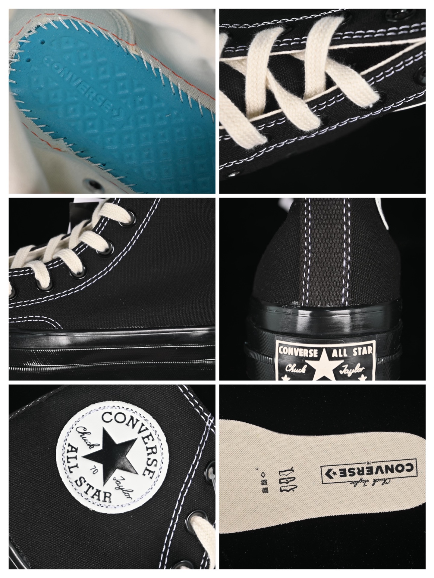 💰140纯原
 Converse Chuck 1970s 匡威官方新款 黑武士 高帮休闲板鞋 A17937C
#工艺：硫化1:1（重量1:1、真标、原钢印、材质标、鞋型标、合格证）
尺码：35 36 36.5 37 37.5 38 39 39.5 40 41 41.5 42 42.5 43 44 M.C3