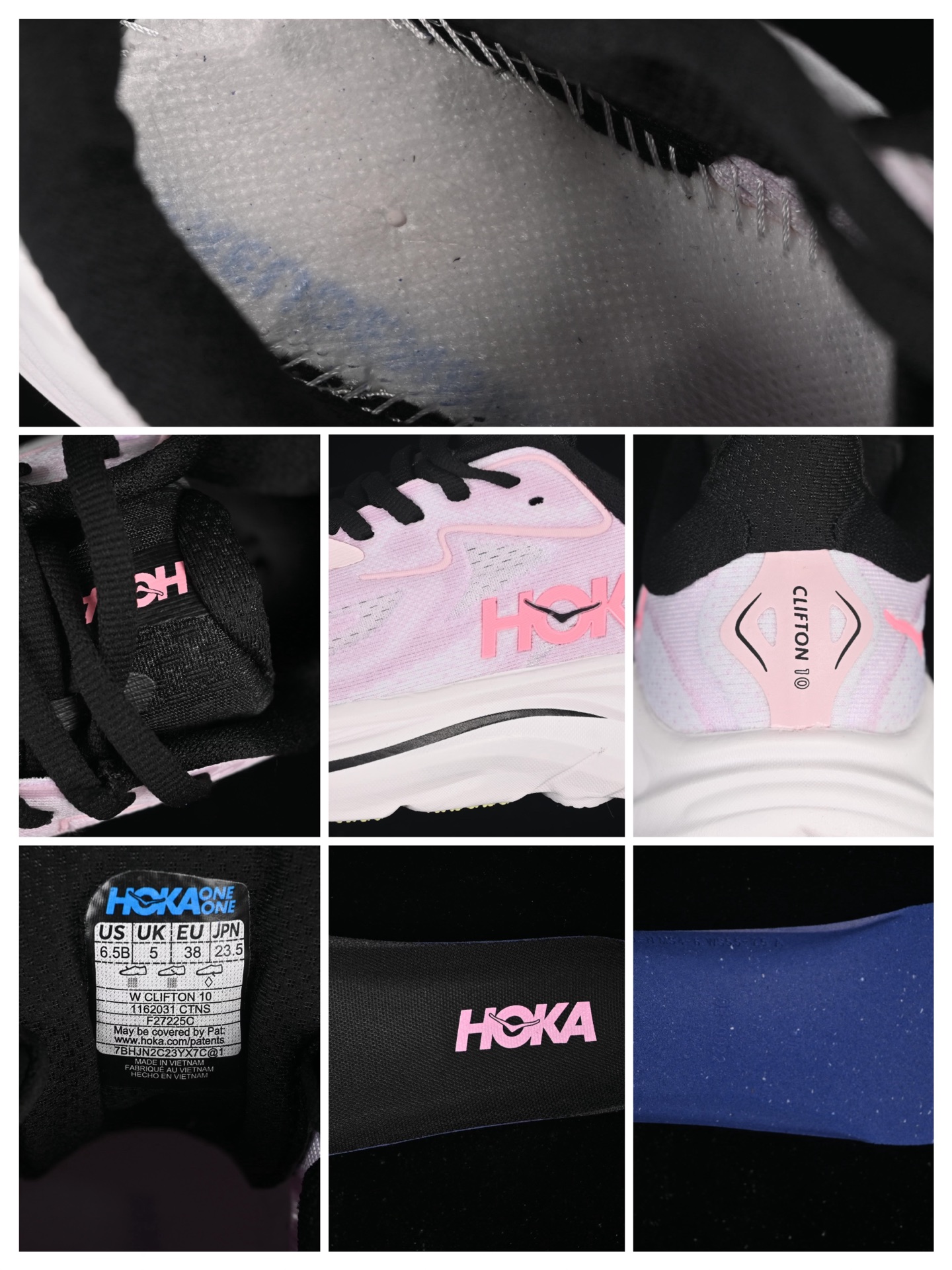 💰220纯原
HOKA ONE ONE CLIFTON 10 克里夫顿系列 轻盈透气的针织网面跑鞋 1162031 CTNS
#增强鞋面的强度和支撑性能 搭配柔软的鞋舌 让双脚在舒适包裹中跑的更加畅快 全新泡棉中底 柔软的同时增强回弹性能 为不同跑者提供更平稳流畅的脚感 带来全面的缓冲保护 根据人体工程学设计的延长拉襟 后跟处弹软的海绵填充舒适固定 避免掉跟和摩擦
尺码:36 36.5 37 38 38.5 39 40 40.5 41 G.D4