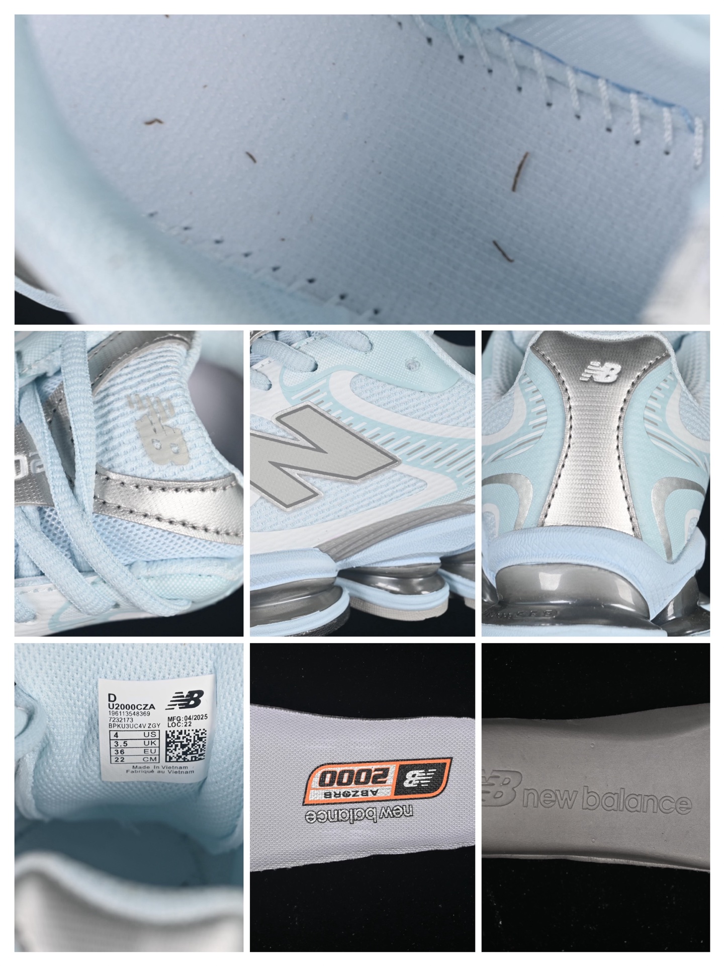 💰220纯原
 New Balance 2000系列复古老爹风休闲运动慢跑鞋 U2000CZA
尺码：36 37 37.5 38 38.5 39 40 40.5 41 42 42.5 43 44 44.5 45 46 N.C3