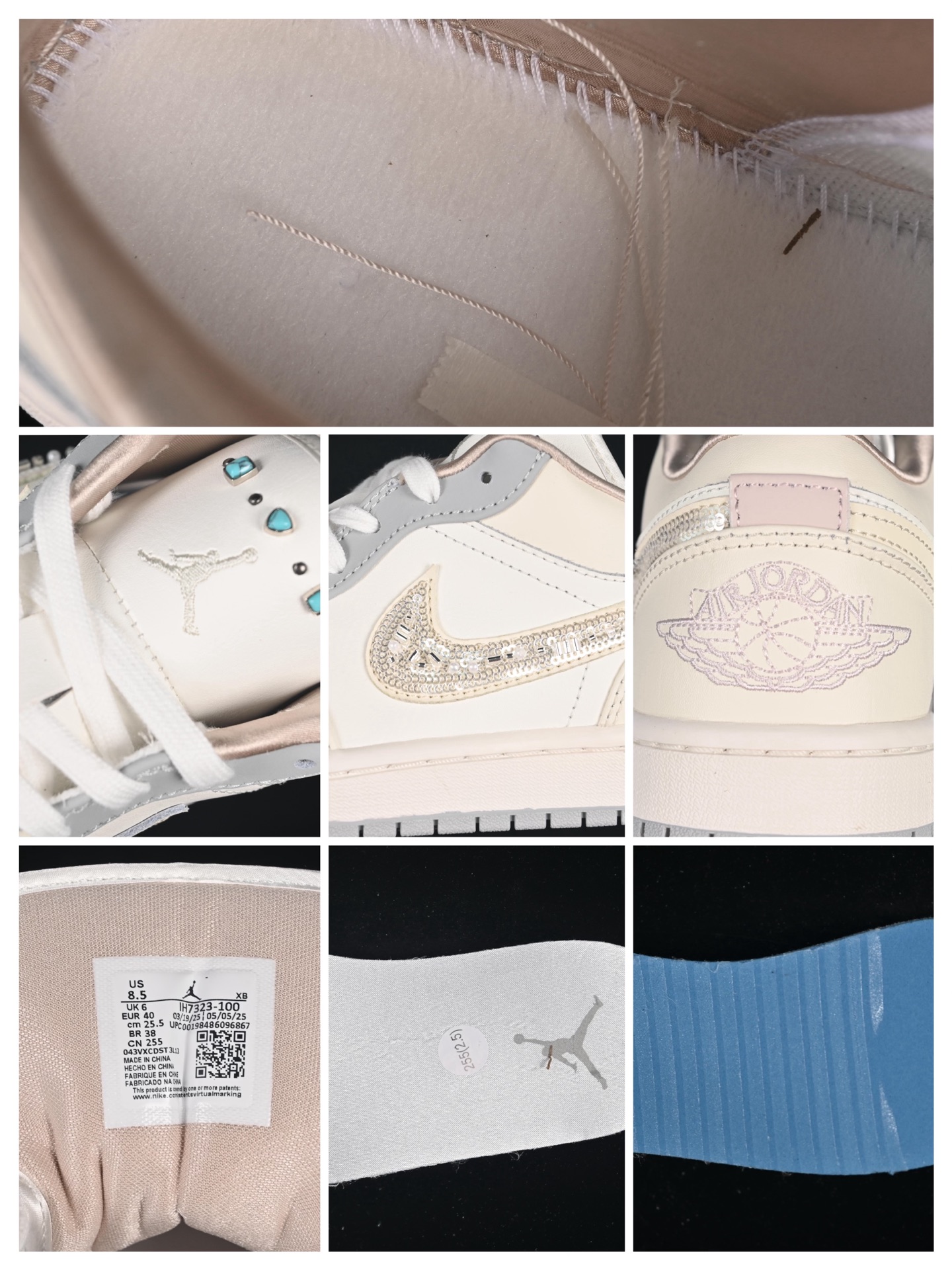💰240纯原💰280顶级
Air Jordan 1 Low AJ1 乔1闪钻白裂纹 低帮文化休闲板鞋 IH7323-100
#市售最高品质 原鞋开发 大厂代工流水线打造 公司货既视感 细节随意对比
尺码:35.5 36 36.5 37.5 38 38.5 39 40 40.5 41 42 42.5 43 44 44.5 45 46 H8D4