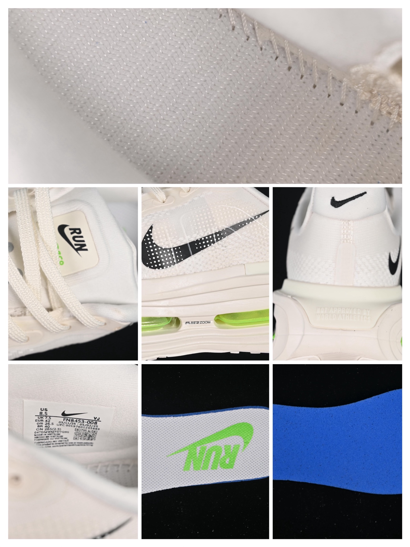 💰260纯原
 Nike Air Zoom Zoom Premium 耐克网面厚底气垫跑鞋 FN8453-008
尺码：36 37.5 38 39 40 41 42 43 44 45 AJD4