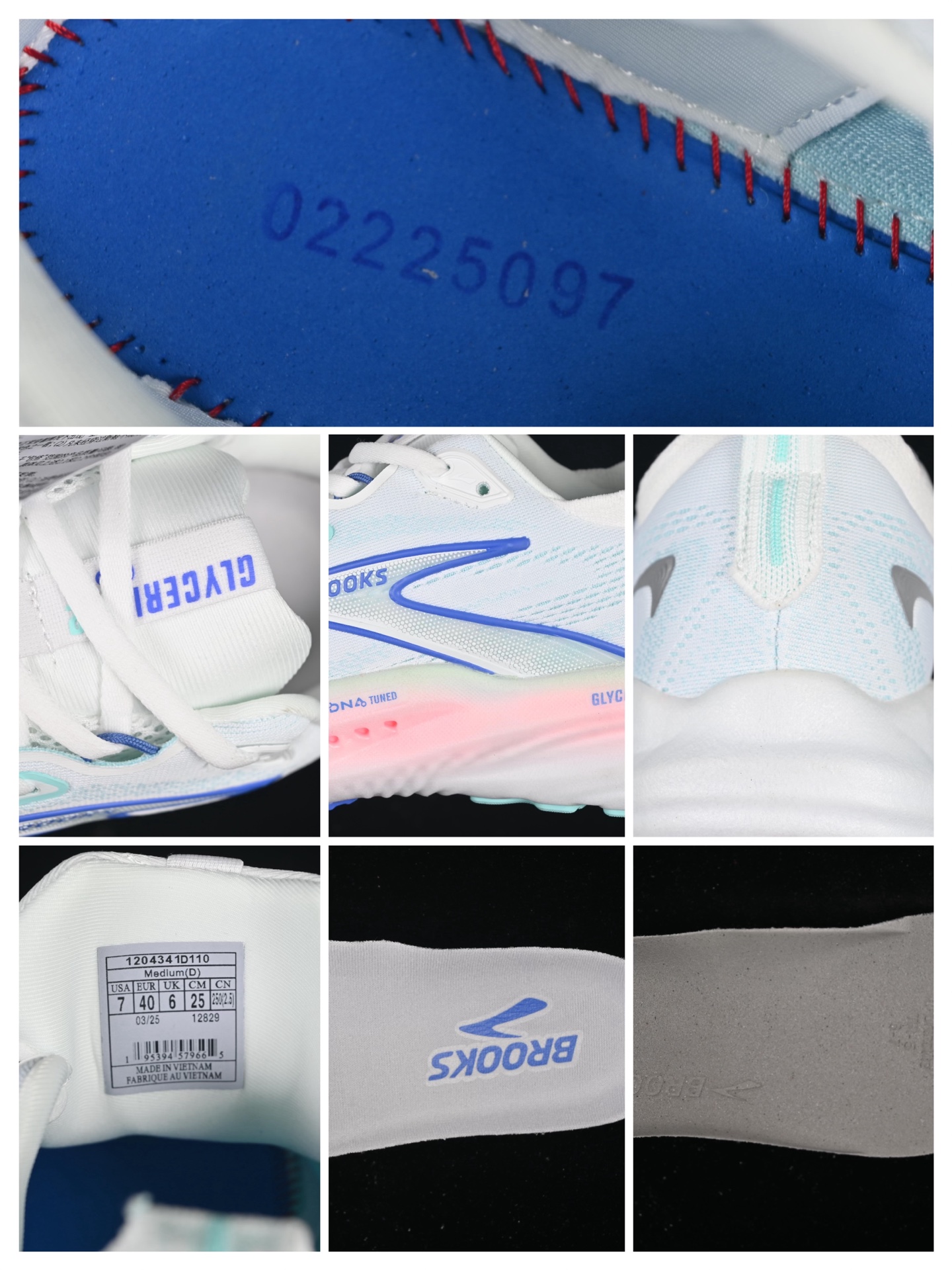💰240纯原
 Brooks Glycerin 22 布鲁克斯 缓震马拉松氮气慢跑鞋 1204341D110
尺码：36 36.5 37 38 38.5 39 40 40.5 41 42 42.5 43 44 44.5 45 46 G.D4