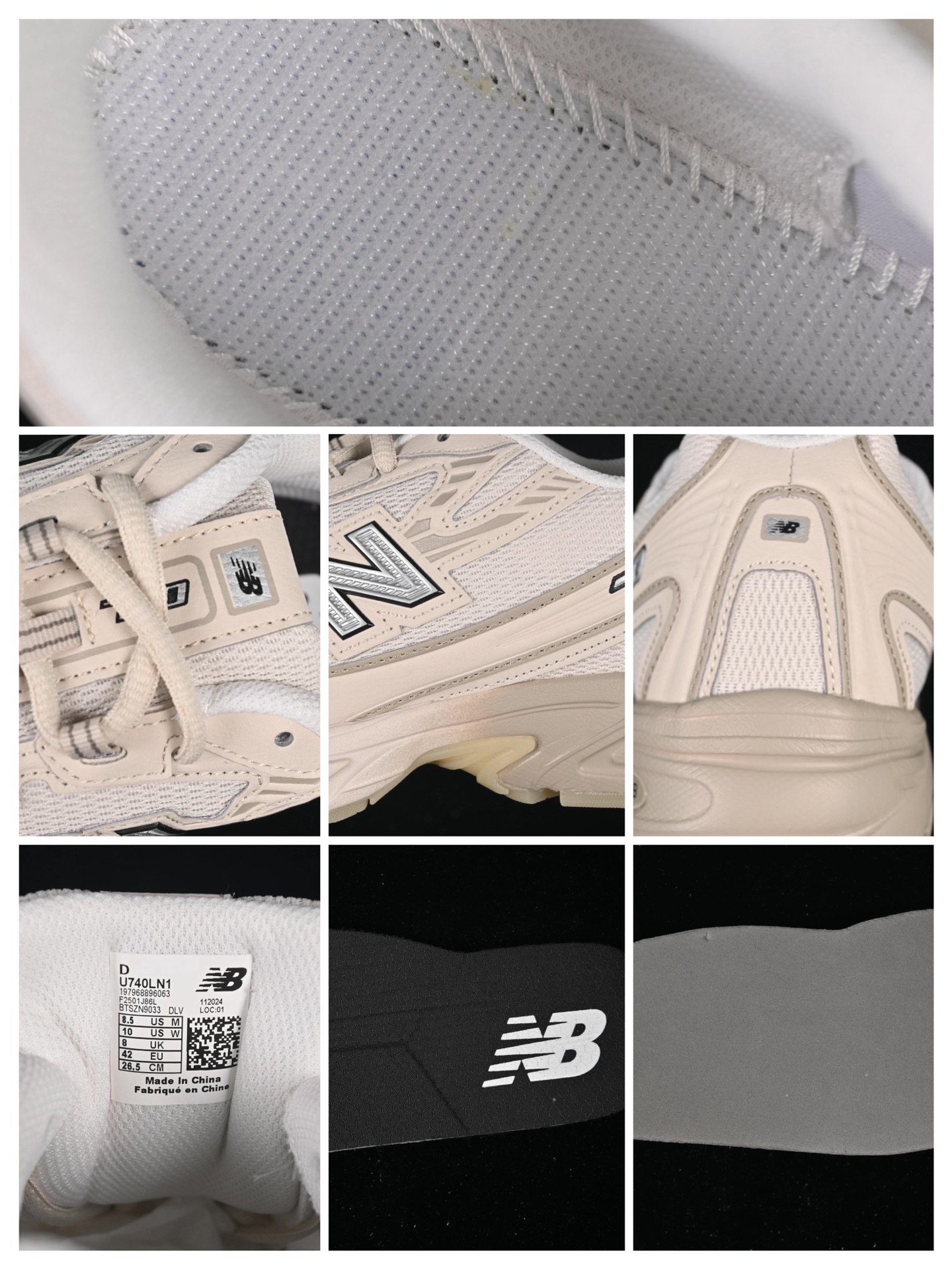 💰180公司级💰220纯原
 New Balance 740系列复古老爹风休闲运动慢跑鞋 U740LN1
#原盒 原吊牌 组合大底 1:1制作
尺码：36 37 37.5 38 38.5 39 40 40.5 41 42 42.5 43 44 45 9.C3