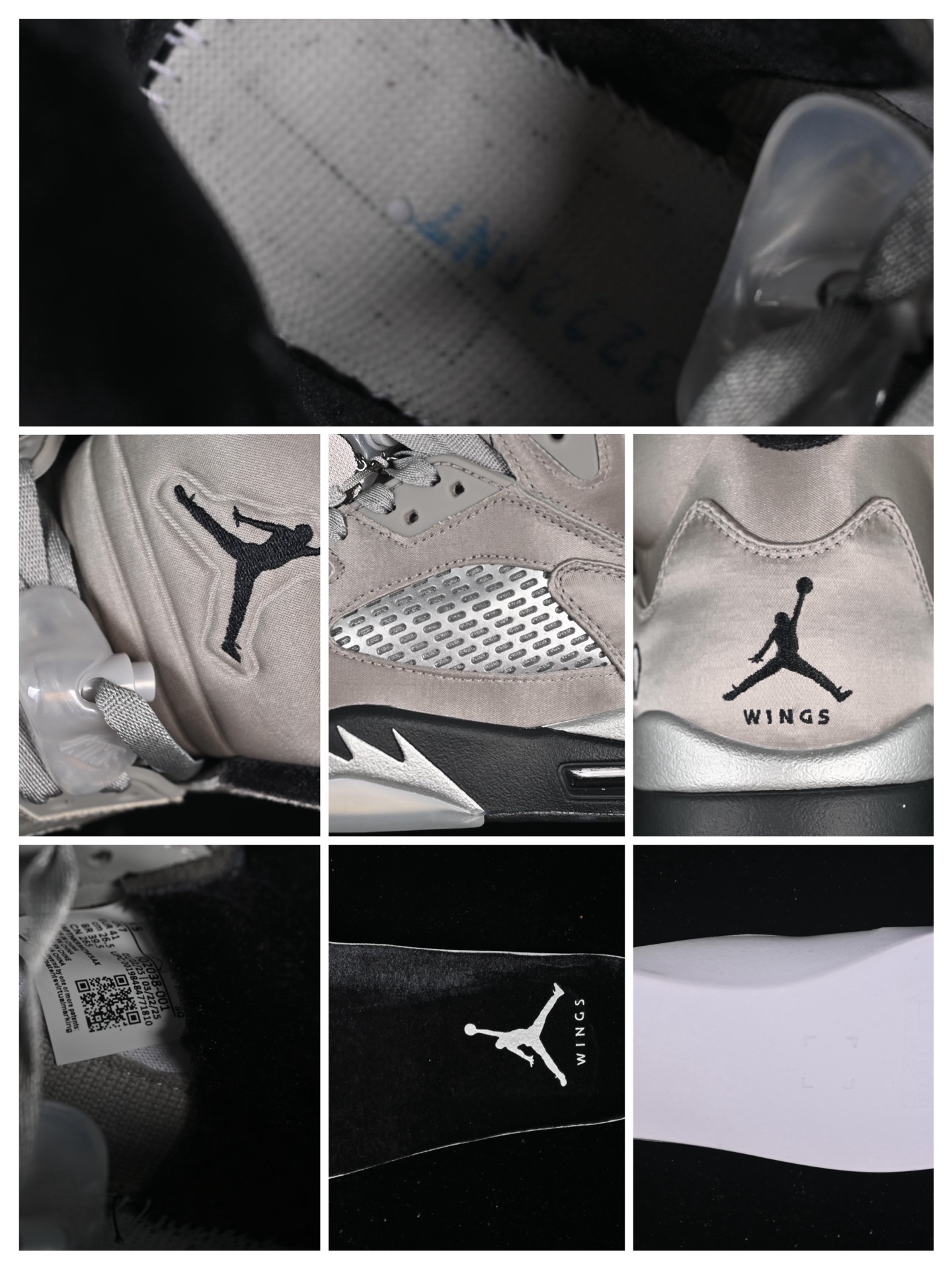 💰380纯原
 Air Jordan 5 Retro "Wings" AJ5 乔5银丝绸 IO2038-001
#鞋身通体采用缎面材质覆盖，配色方面以液态银为主色调呈现，独特的光泽营造出极强的未来感！
尺码：36 36.5 37.5 38 38.5 39 40 40.5 41 42 42.5 43 44 44.5 45 46 47.5 48.5 LTD4