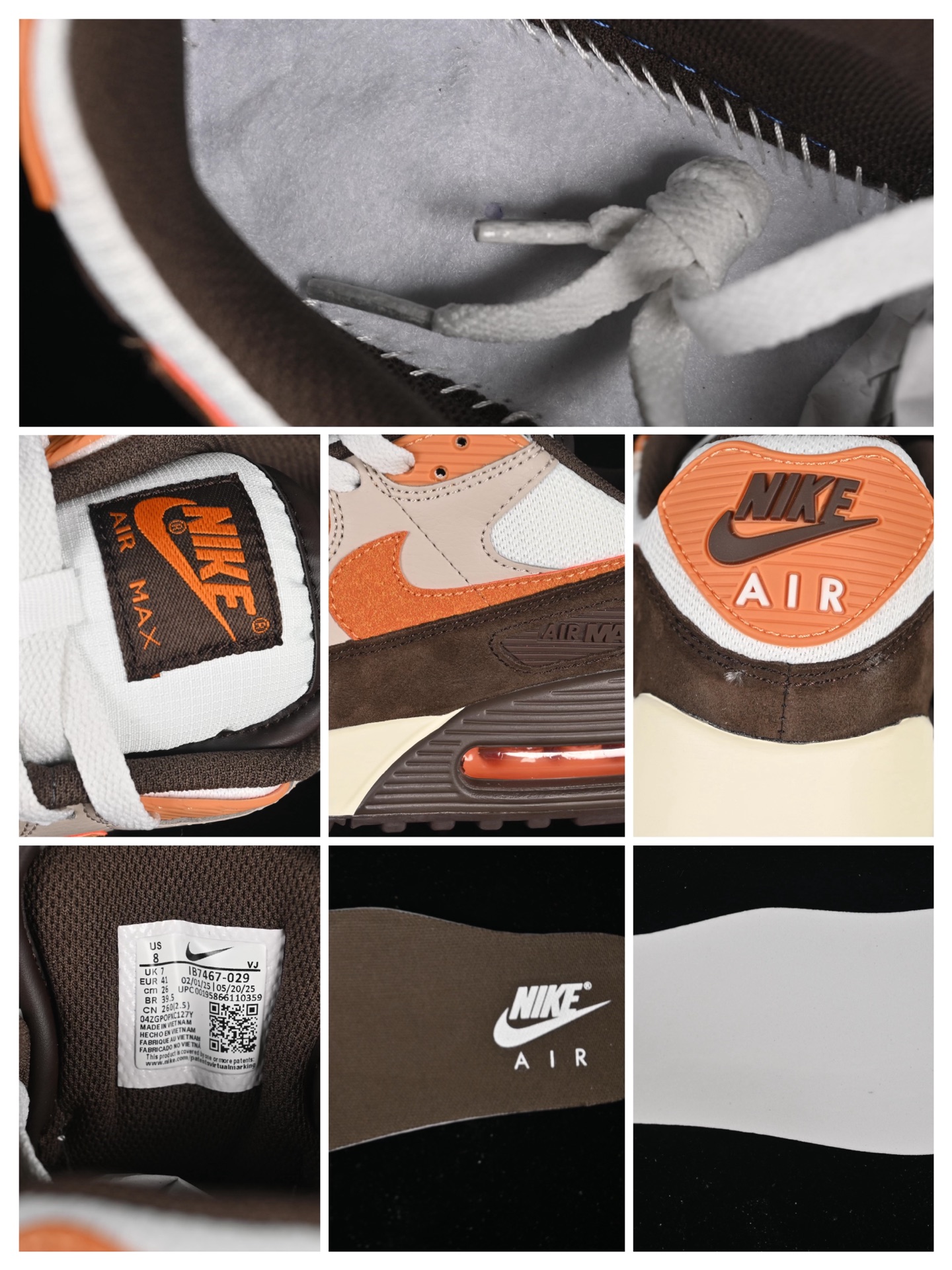 💰220纯原
Nike Air Max 90 耐克复古气垫跑鞋 IB7467-029
尺码：36 36.5 37.5 38 38.5 39 40 40.5 41 42 42.5 43 44 44.5 45 46 B.C3