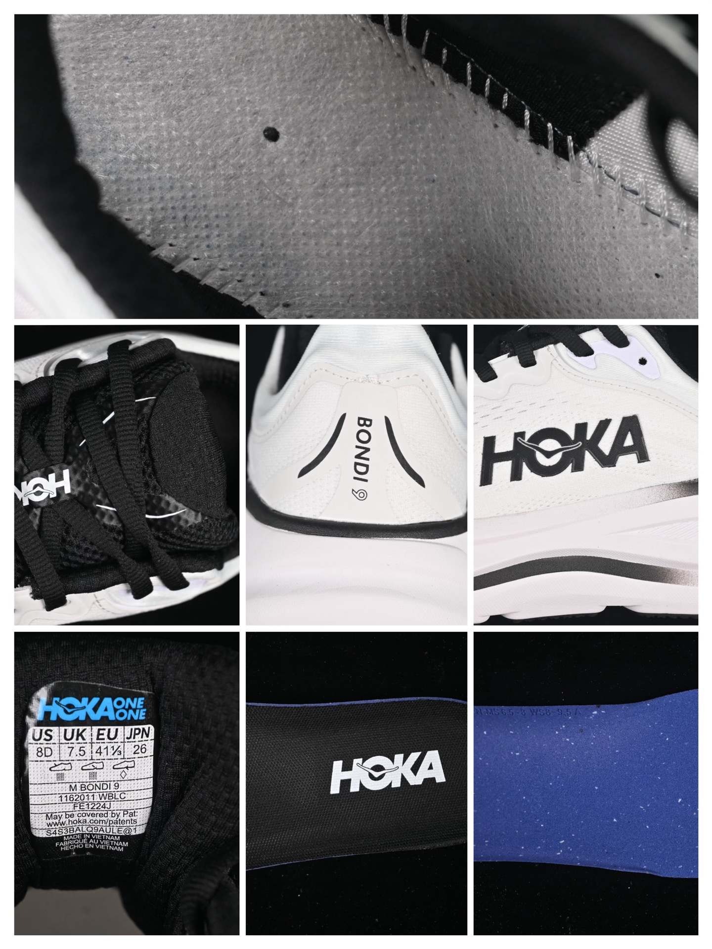 💰220纯原
HOKA ONE ONE Bondi 9 机能缓震跑鞋 1162011 WBLC
#鞋面部分采用工程网眼面料,可以确保必要的透气性能。使用了全新的莱卡橡筋,这大大提升了鞋面的硬度,由此增加鞋面的支撑性能。后掌33mm、前掌29mm的超厚Soft EVA中底,比传统的EVA材料还要柔软30%
尺码:36 36.5 37.5 38 39 40 40.5 41 42 42.5 43 44 44.5 45 G.D4
