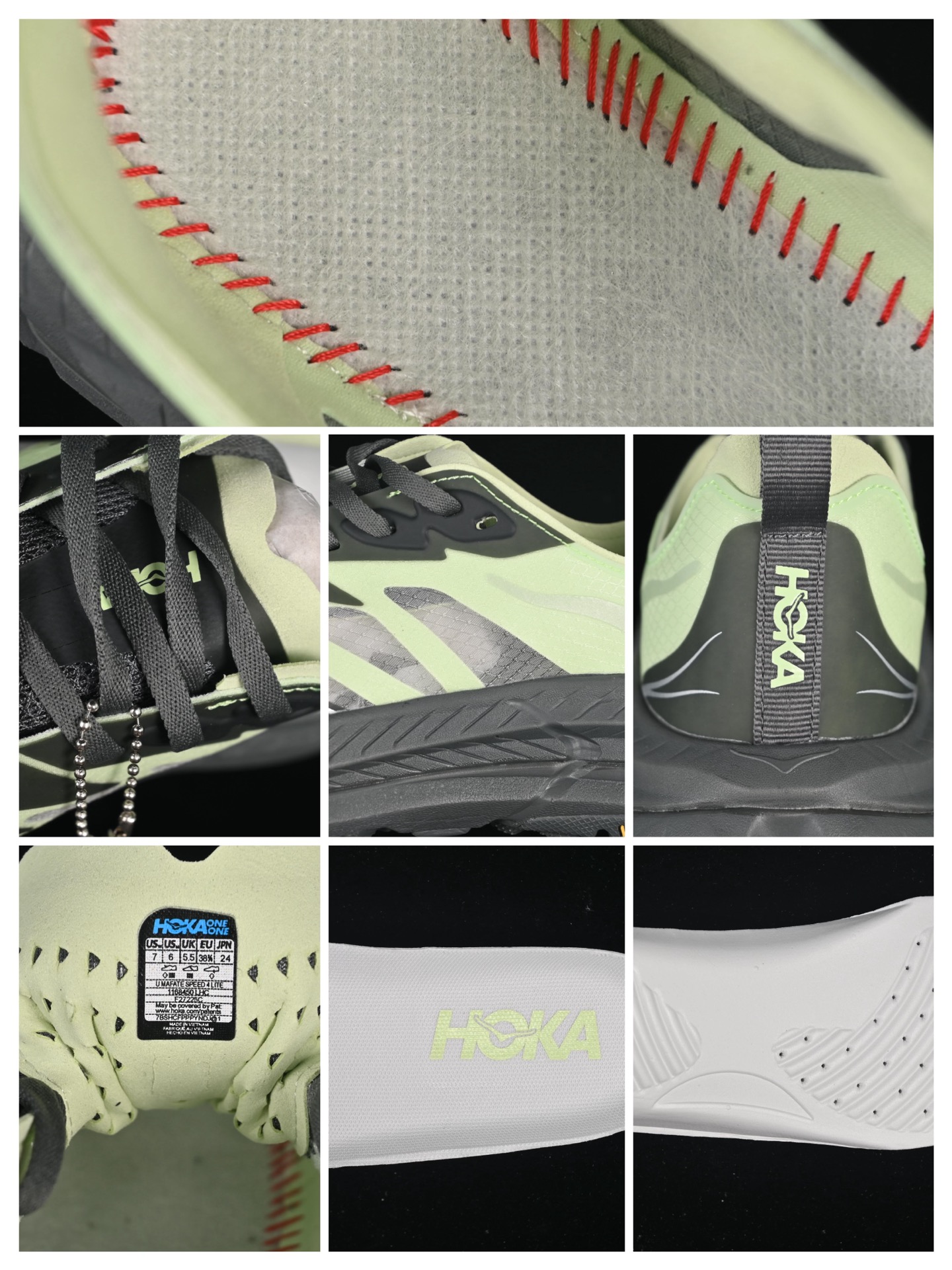 💰240纯原
Hoka Mafate Speed 4 Lite 马法特四代超轻厚底轻量山地跑步鞋 1168450 LHC
#轻量化材料Fresh Foam。超轻量中底全部用料过3C认证! 滚动平衡科技减少33%能量消耗 !第二代Mafate更是延续精髓设计,并调整了整体的鞋型,修身的鞋型,更加灵巧的感觉一下子来了。外底韧弹感十足的EVA泡绵,结合Vibram橡胶大底,性能稳定输出,无论是平时穿着还是在潮湿的梅雨季节跑步,都是非常优秀的搭配。
尺码:36 36.5 37 38 38.5 39 40 40.5 41 42 42.5 43 44 45 X.D4