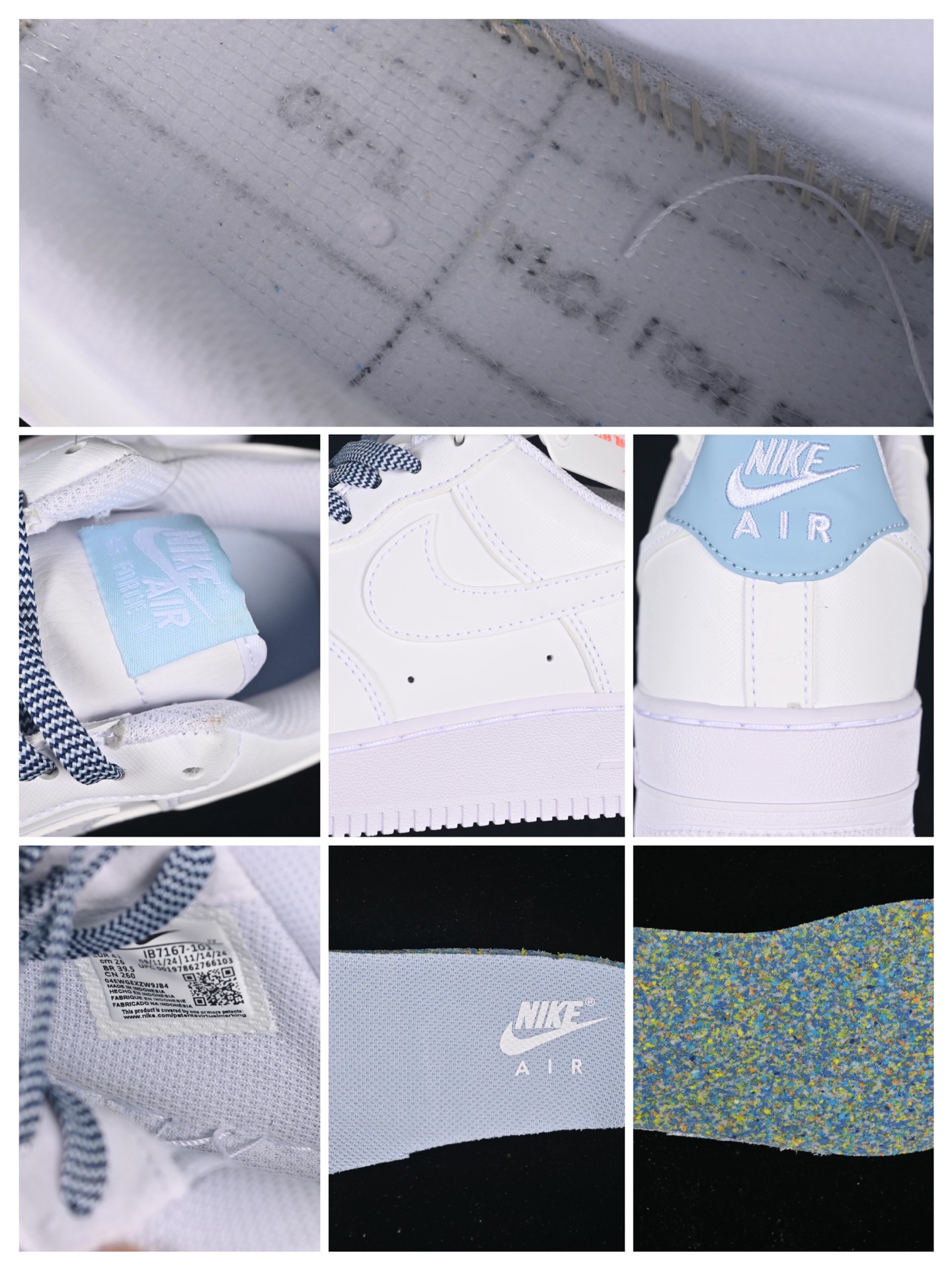💰240纯原
 Nike Air Force 1'07 Low 空军一号低帮休闲板鞋 IB7167-101
尺码：36 36.5 37.5 38 38.5 39 40 40.5 41 42 42.5 43 44 44.5 45 K.D4