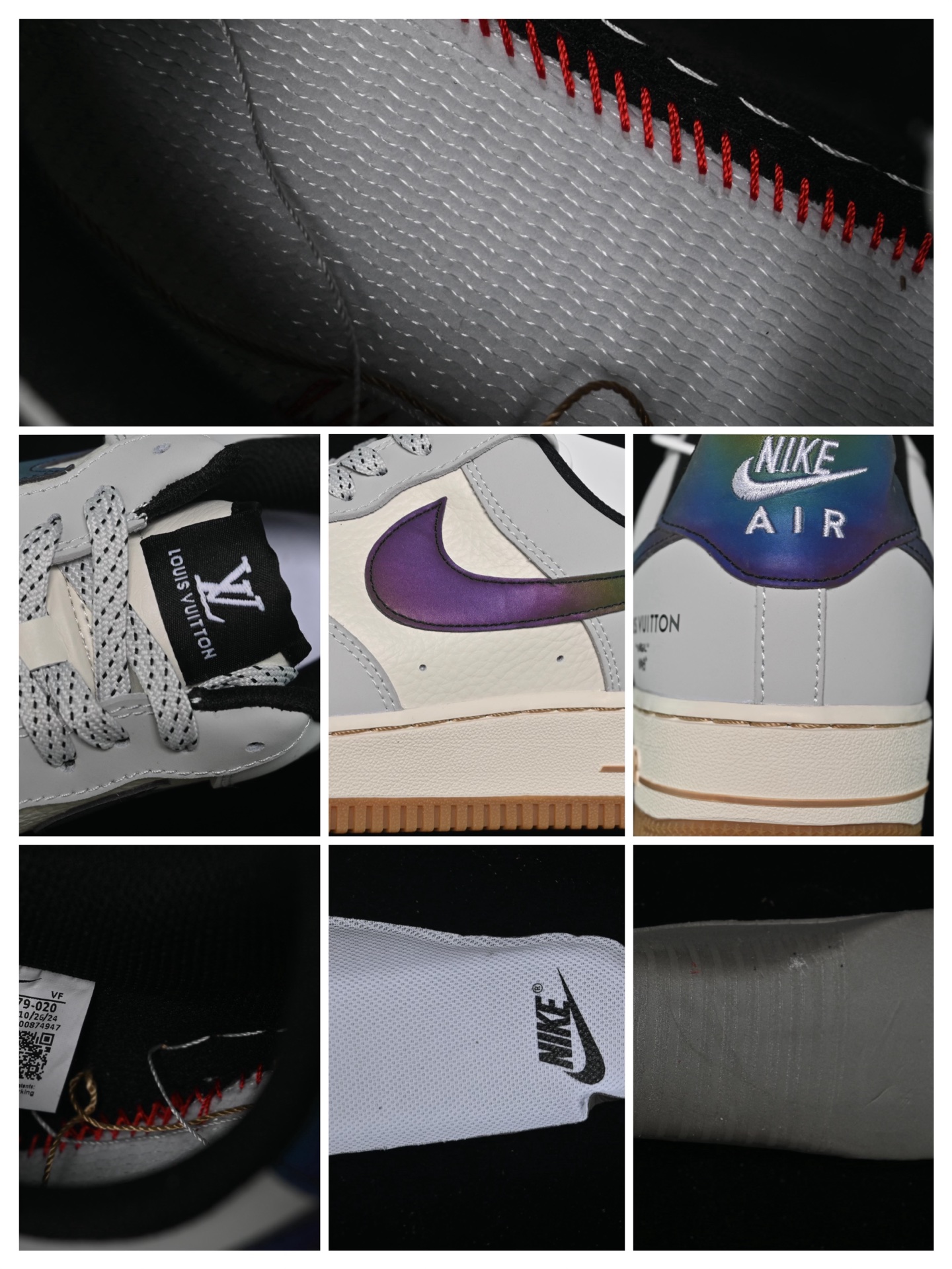 💰280纯原
 Nike Air Force 1'07 Low LV联名 灰白镭射渐变 空军一号低帮休闲板鞋 LW9279-020
#原楦头原纸板 原装鞋盒 原厂鞋底 超高清洁度 细节完美
尺码：36 36.5 37.5 38 38.5 39 40 40.5 41 42 42.5 43 44 44.5 45 9.D4