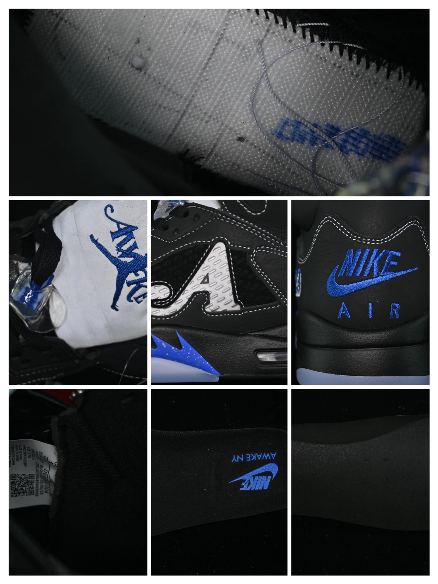 💰520顶级
Awake NY x Air Jordan 5 "Black Metallic" AJ5 乔5联名款黑灰 DV4982-004
#鞋身以鞋身通体采用黑/灰色为主色调呈现,搭配3M反光鞋舌。黑色皮革+白色车线,足够有辨识度同时上脚好打理。
尺码:40 40.5 41 42 42.5 43 44 44.5 45 46 47.5 B.G7
