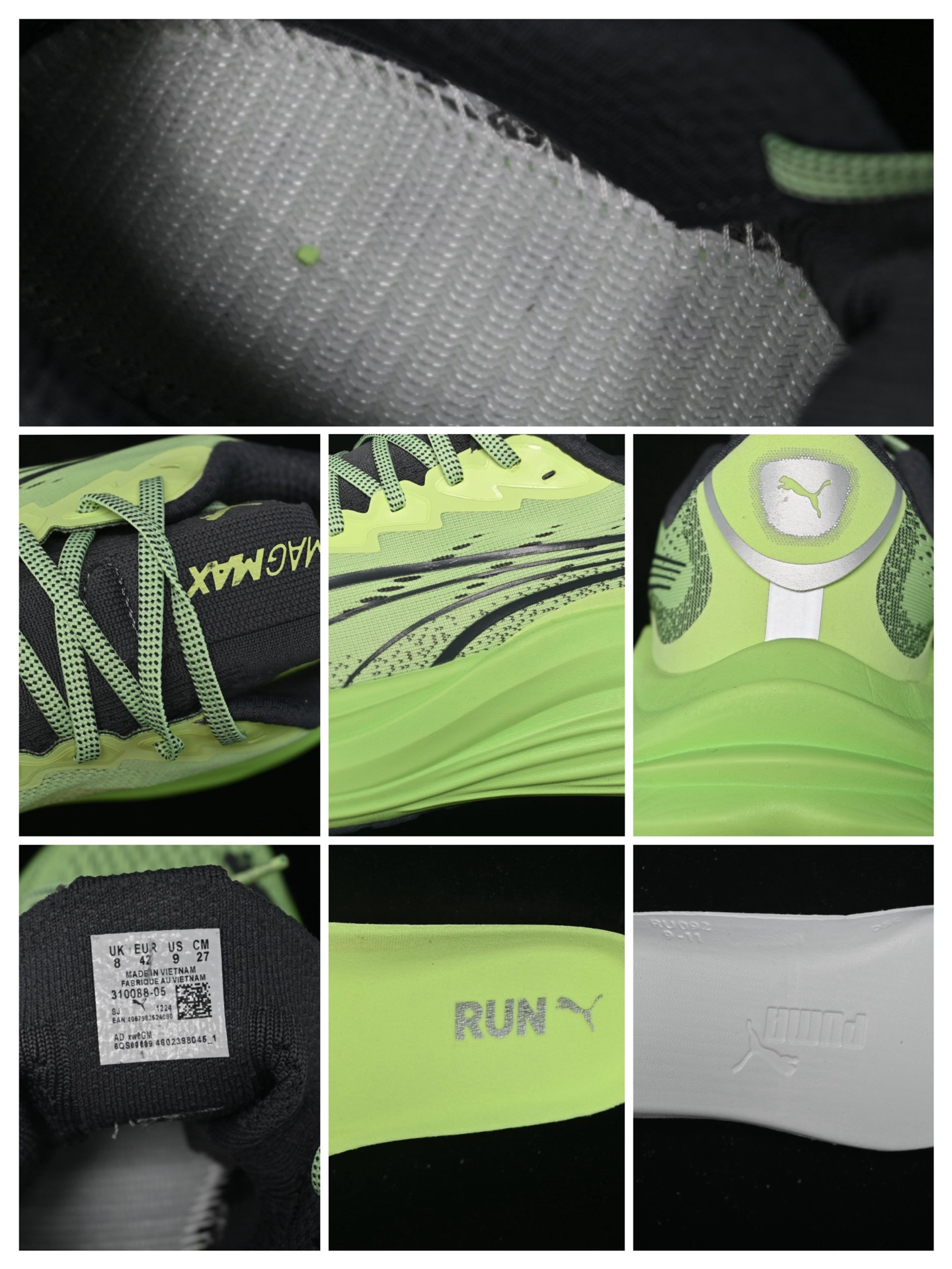 💰220纯原
Puma MagMax Nitro 彪马舒适防滑耐磨低帮休闲跑步鞋 310088-05
尺码：36 37 37.5 38 38.5 39 40 40.5 41 42 42.5 43 44 44.5 45 7+C3
