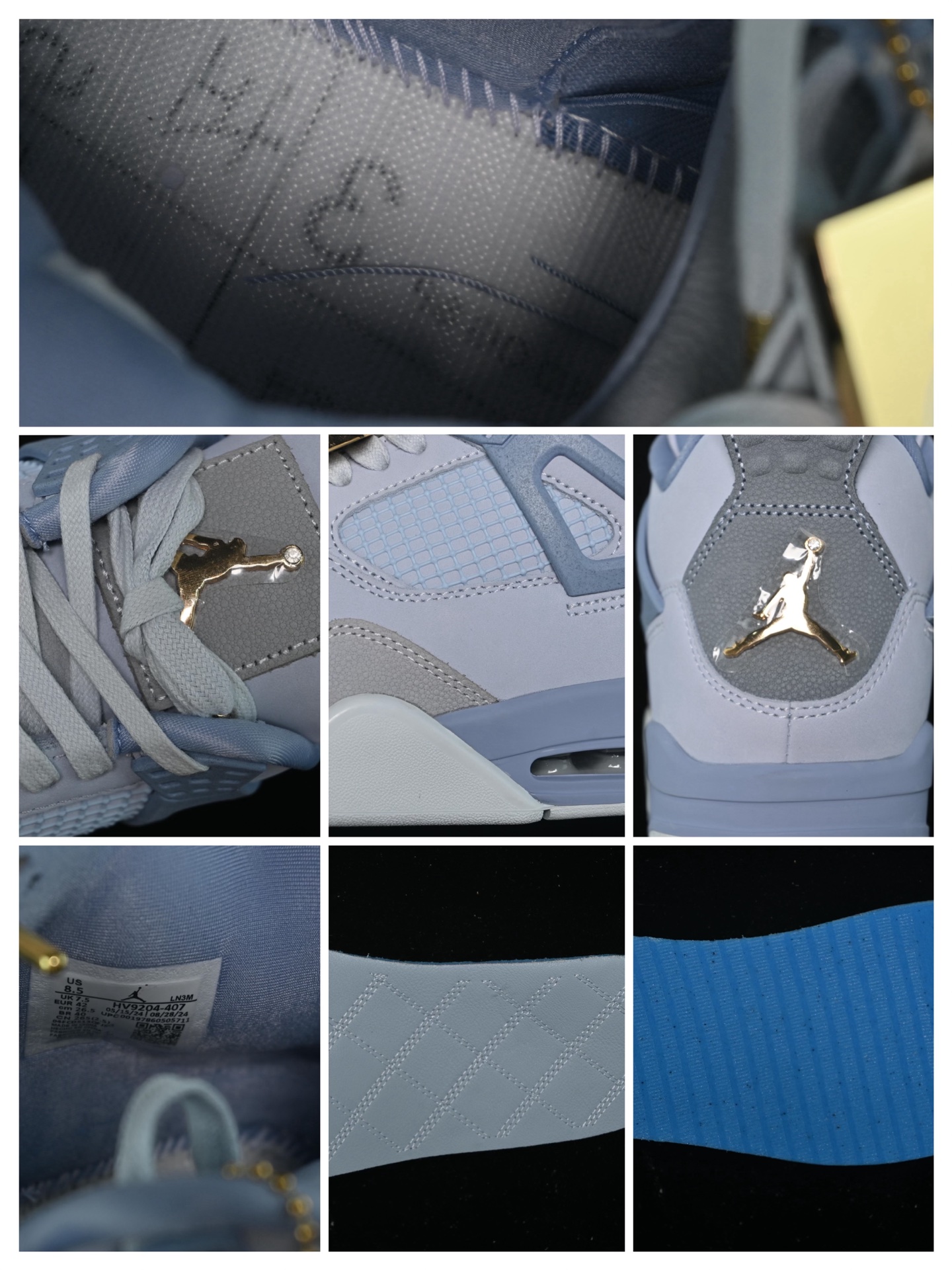 💰620外贸版 Air Jordan 4 Retro "NCAA" AJ4 乔4 UN联名蓝 HV9204-407
#大厂出品 原楦原纸板 细节如图所 客供原厂材料开发 极致一眼正品既视感 细节如图所示
尺码:40 40.5 41 42 42.5 43 44 44.5 45 45.5 46 47.5 48.5 P.F6