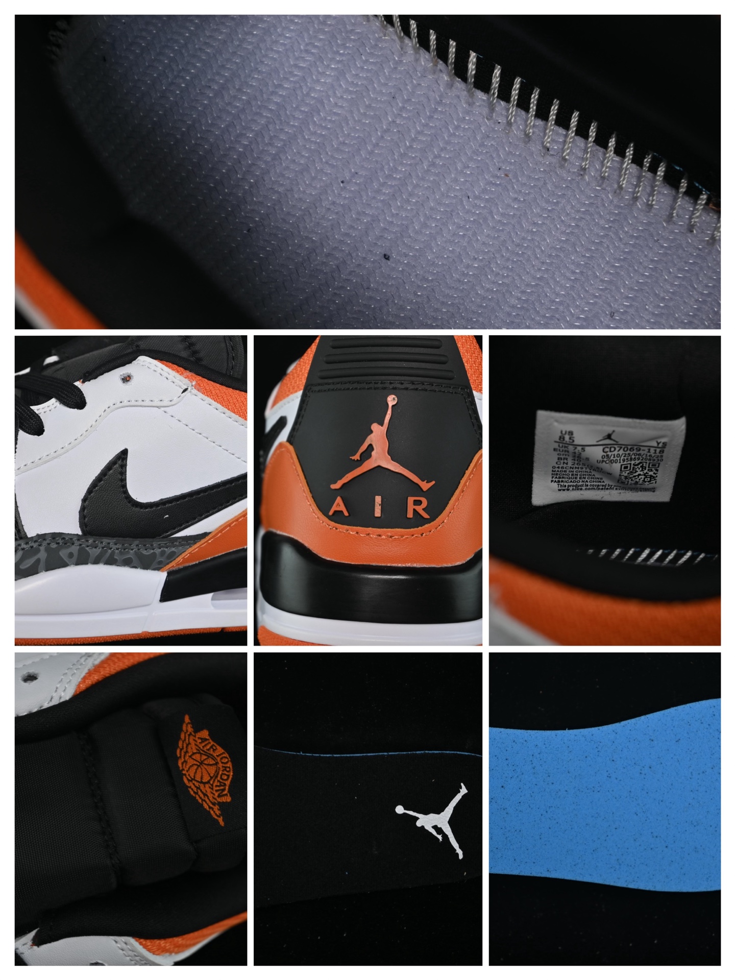 💰240公司级💰280纯原
Air Jordan Legacy 312 Low AJ312 乔312 头层 魔术贴三合一板鞋 CD7069-118
尺码:36 36.5 37.5 38 38.5 39 40 40.5 41 42 42.5 43 44 44.5 45 46 ZZC3